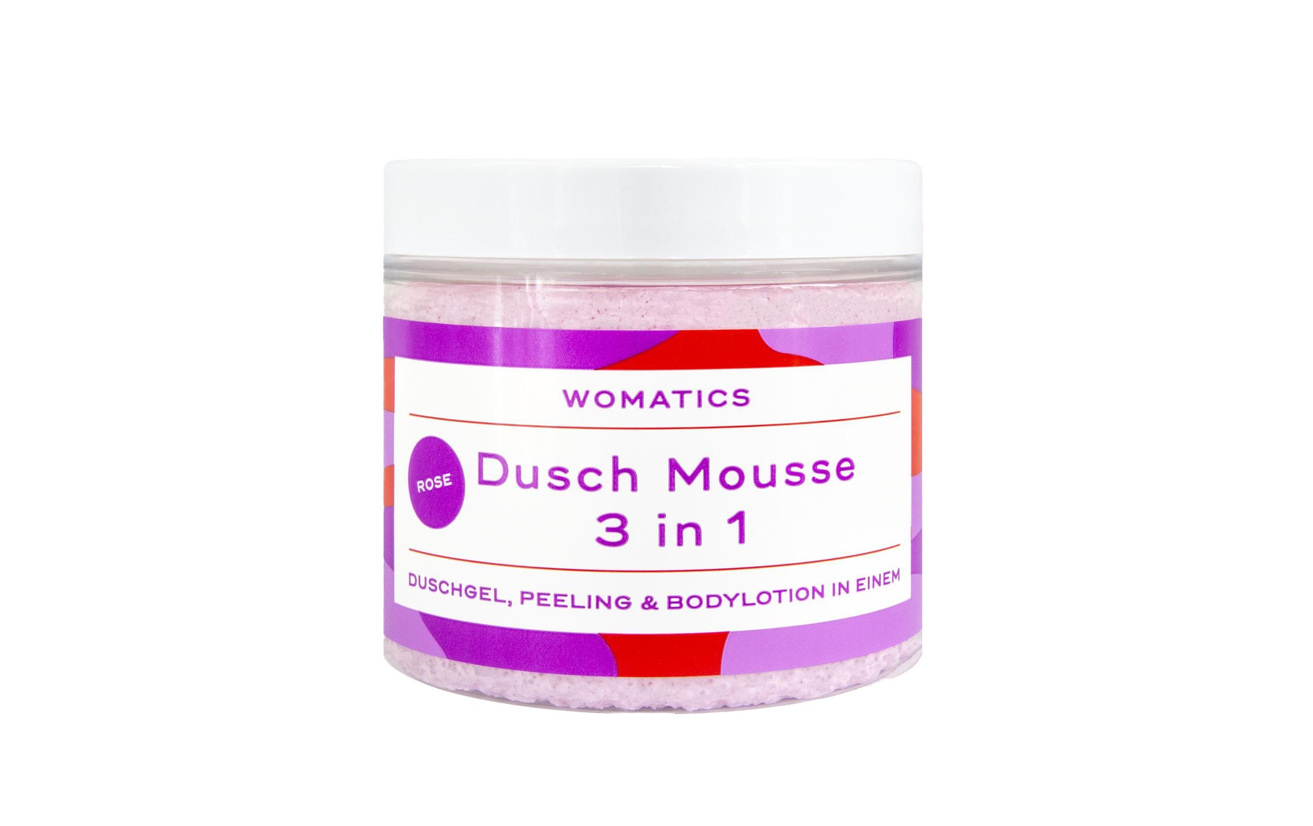 Womatics Dusch Mousse 3in1 Rose