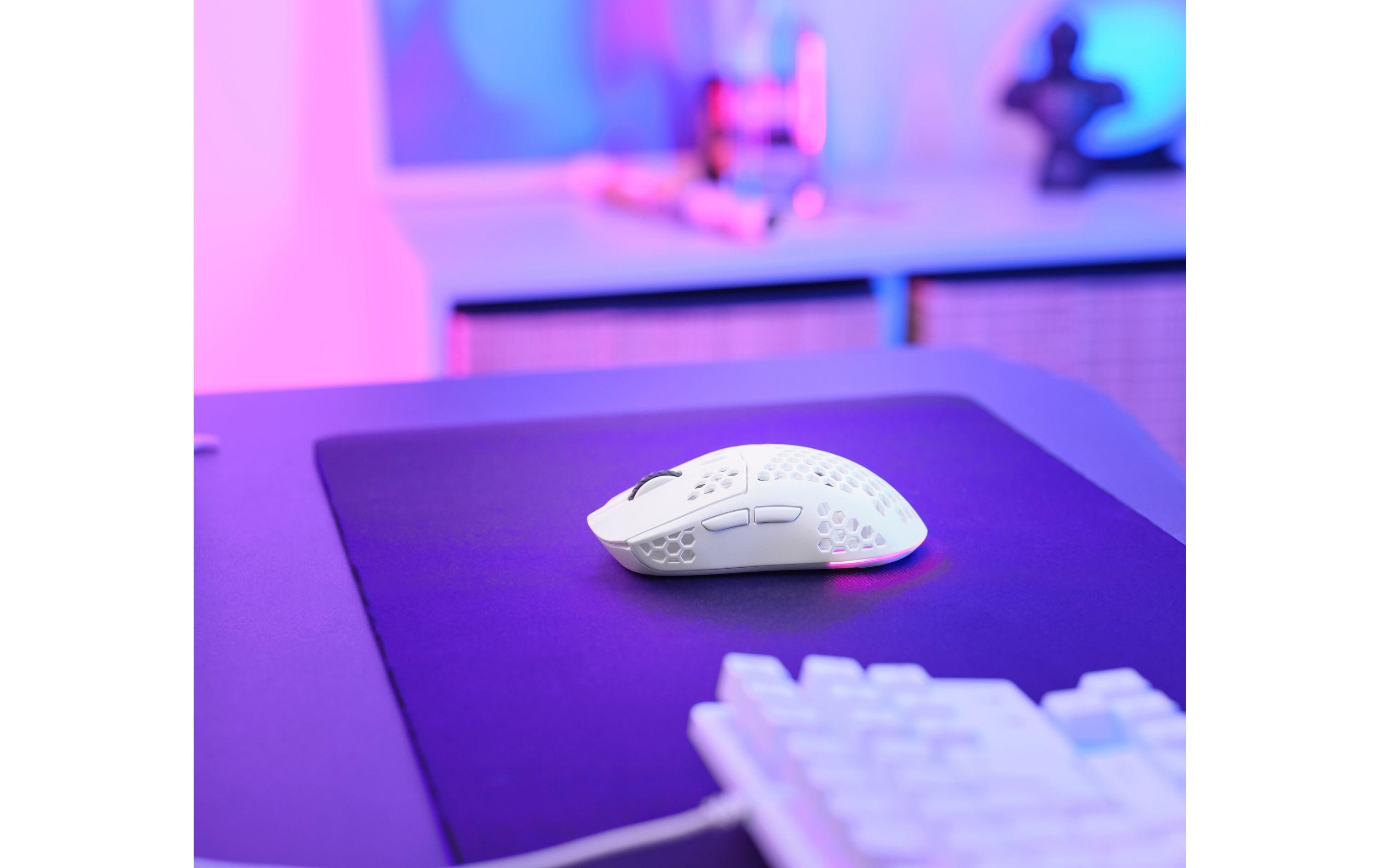 Trust Gaming-Maus GXT929 Helox Weiss