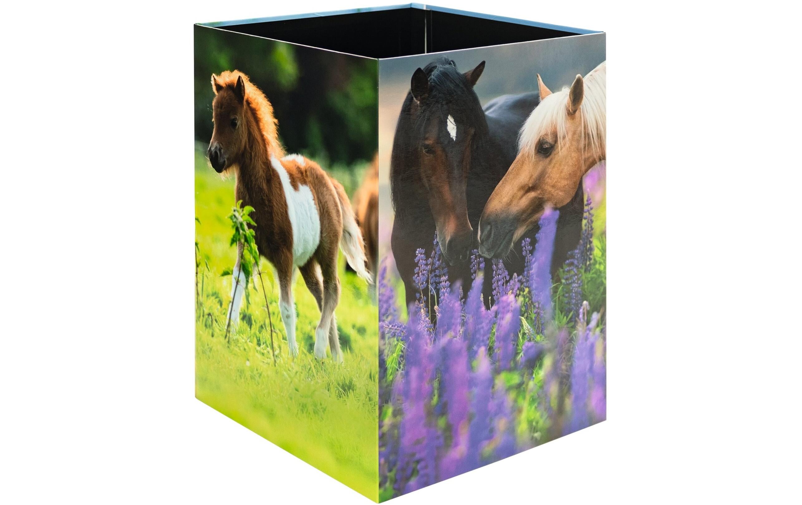 HERMA Papierkorb Pferdewiese 15 l, Grün