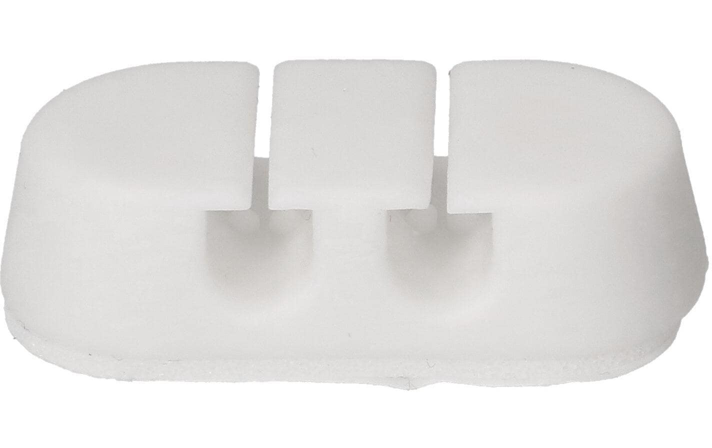 Max Hauri Kabelhalter Double Stop Set 6 x Weiss, 1 Stück