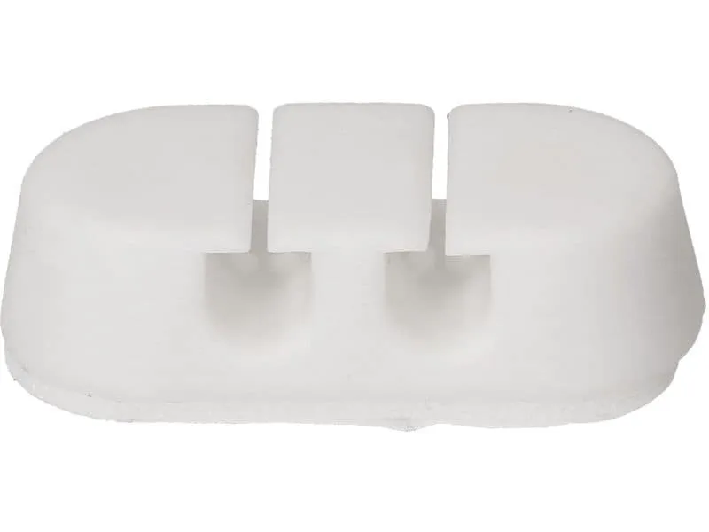 Max Hauri Kabelhalter Double Stop Set 6 x Weiss, 1 Stück Max Hauri Kabelhalter Double Stop Set 6 x Weiss, 1 Stück