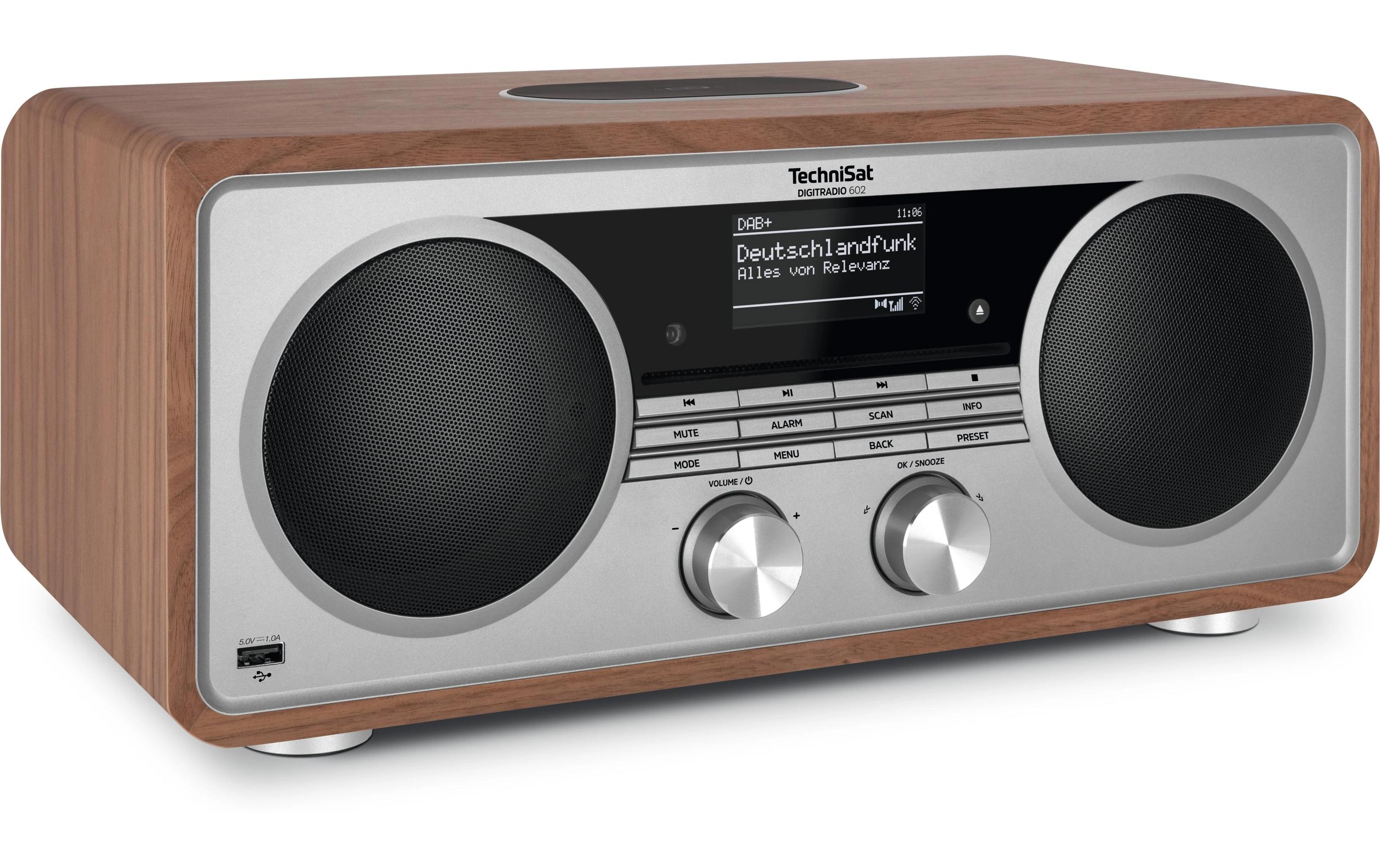 Technisat DAB+ Radio DigitRadio 602 Braun/Silber Technisat DAB+ Radio DigitRadio 602 Braun/Silber