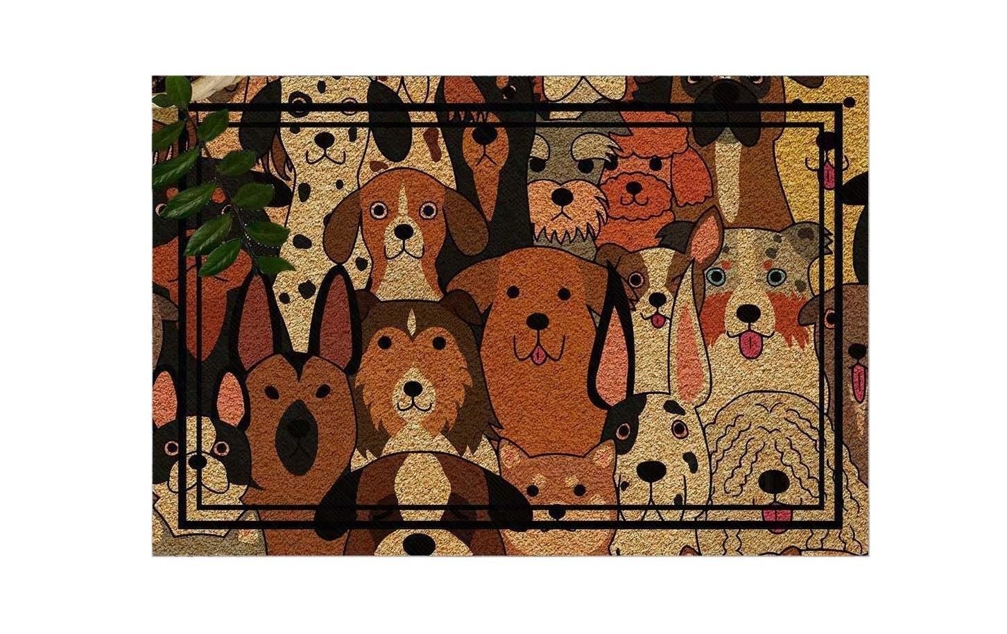 Conceptum Hypnose Fussmatte Dogs 40 cm x 60 cm