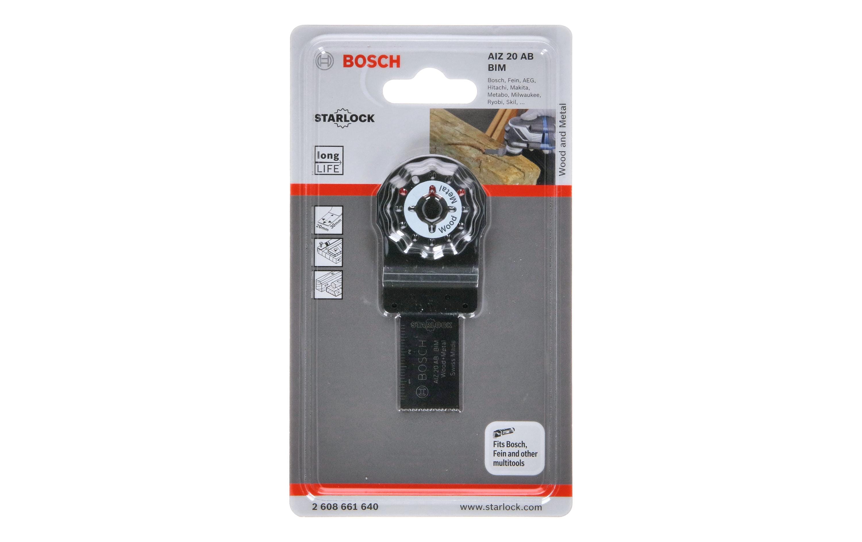 Bosch Professional BIM Tauchsägeblatt AIZ 20 AB Holz & Metall, 20 x 30 mm