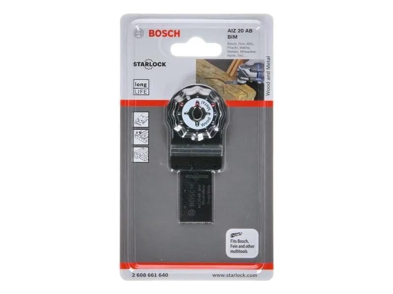 Bosch Professional BIM Tauchsägeblatt AIZ 20 AB Holz & Metall, 20 x 30 mm Bosch Professional BIM Tauchsägeblatt AIZ 20 AB Holz & Metall, 20 x 30 mm