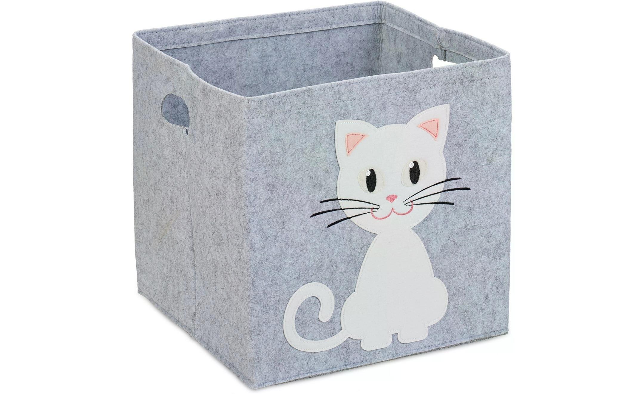 relaxdays Spielzeugkorb Katze relaxdays Spielzeugkorb Katze