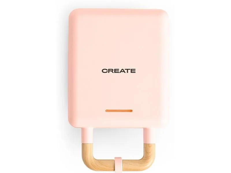 Create Waffeleisen Stone 2 in 1 Compact Pastellrosa Create Waffeleisen Stone 2 in 1 Compact Pastellrosa