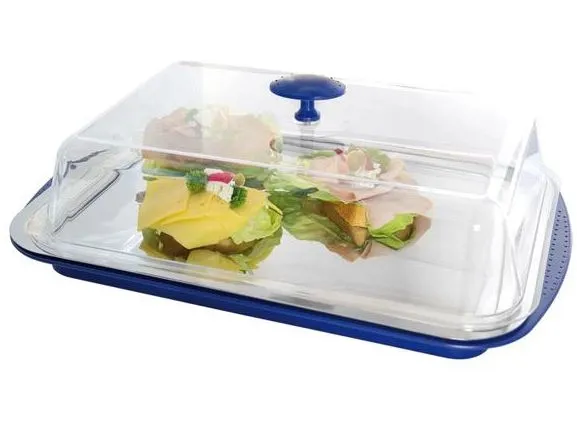 APS Thermo Tablett Set 6-teilig, Transparent/Blau APS Thermo Tablett Set 6-teilig, Transparent/Blau
