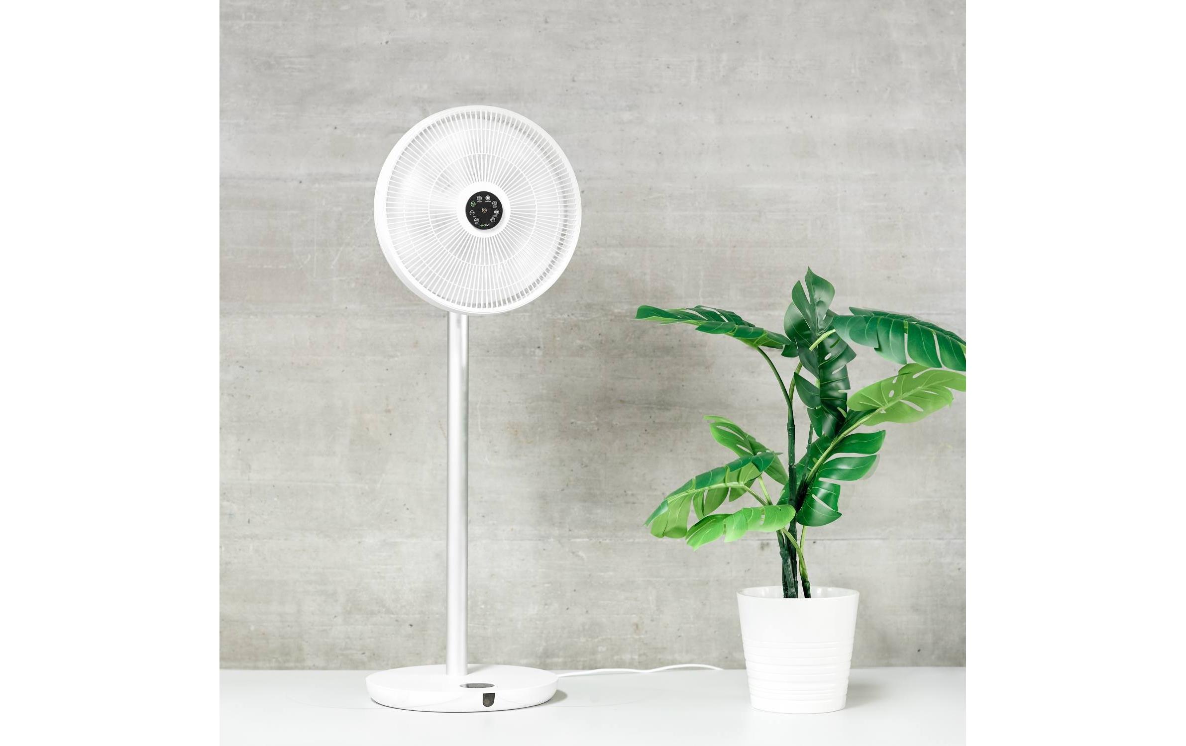 Ecofort Standventilator ecoQ SilentAir Grande Weiss