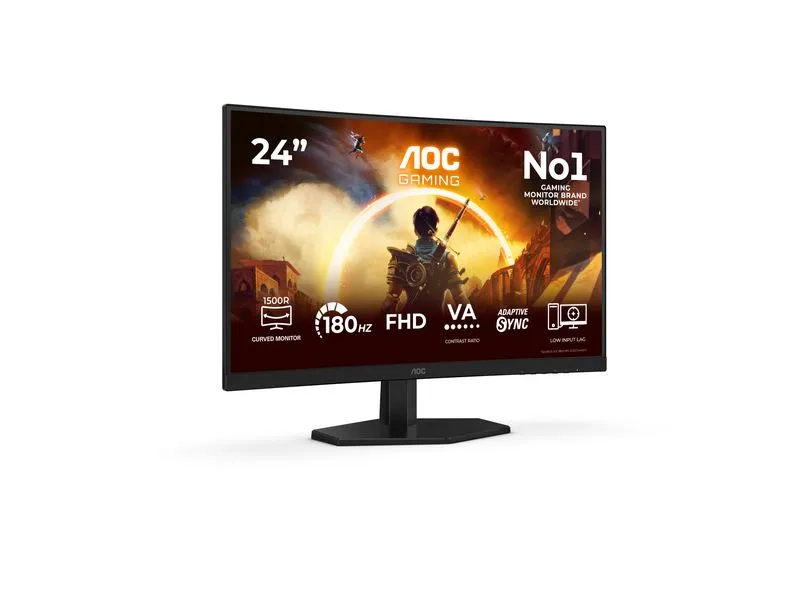 AOC C24G42FE 23.6 Zoll VA Full HD 180 Hz 1500R Curved AOC C24G42FE 23.6 Zoll VA Full HD 180 Hz 1500R Curved