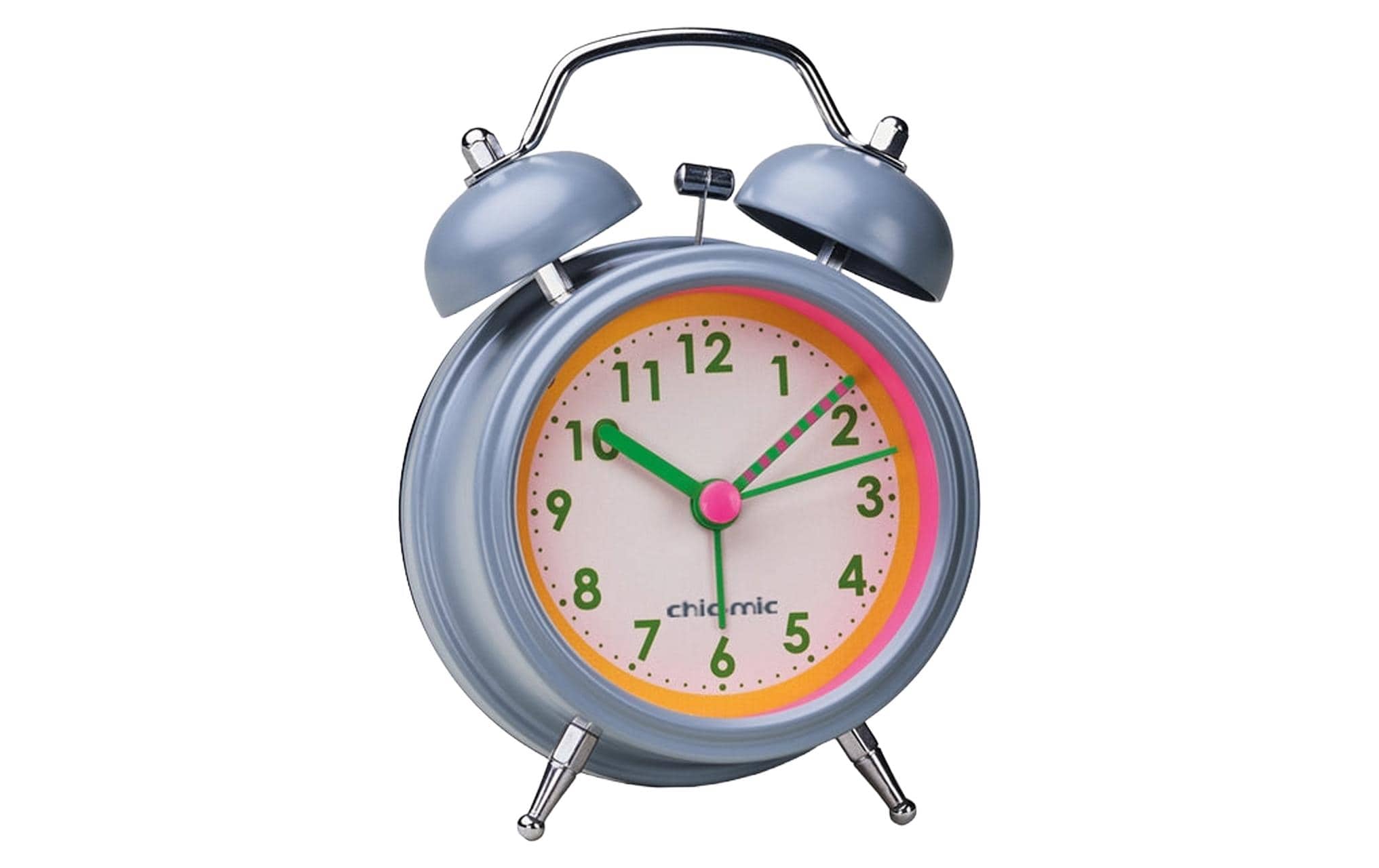 Chic Mic Klassischer Wecker Sunset Grau