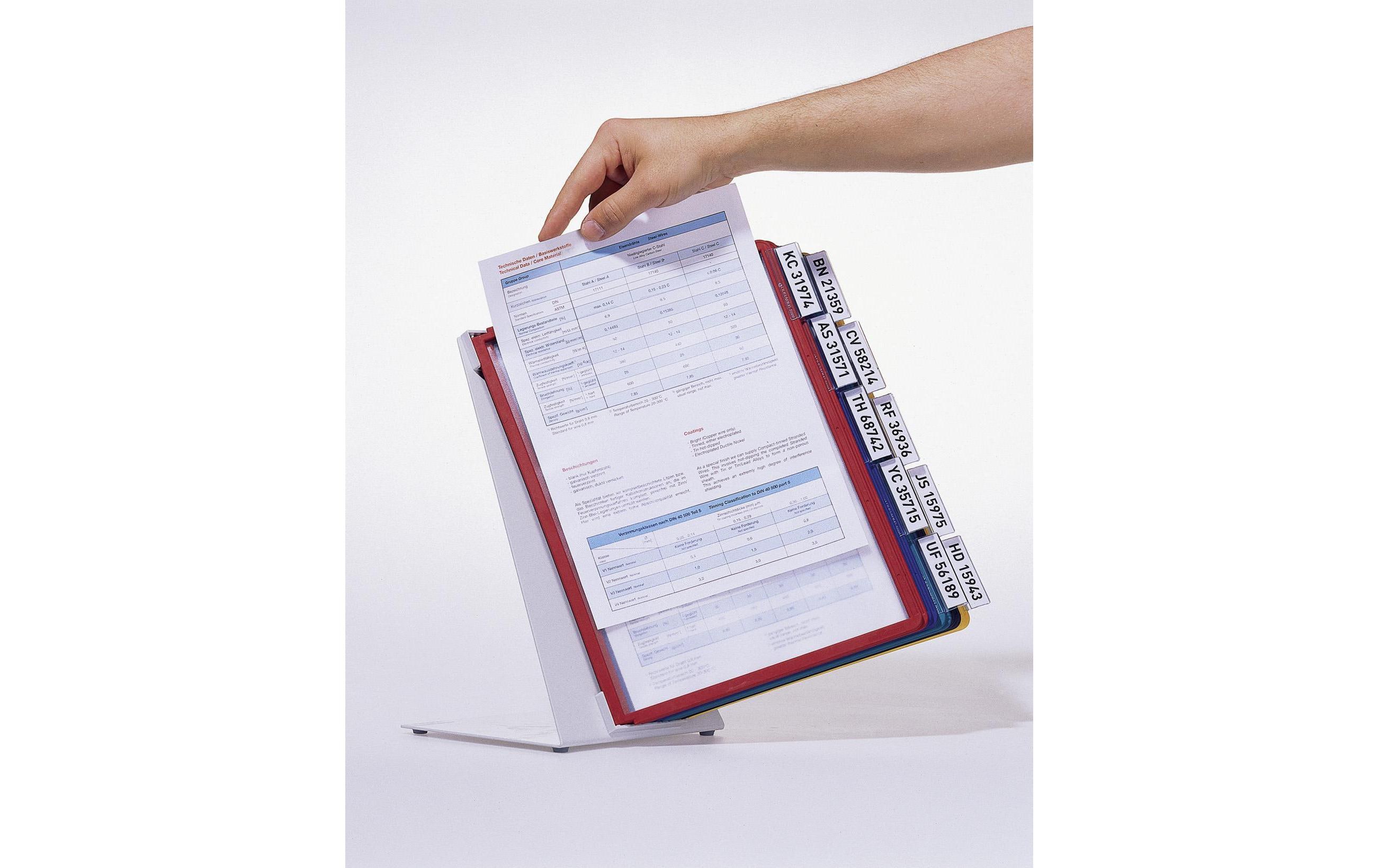 DURABLE Dokumentenhalter Vario Table 10 Schwarz