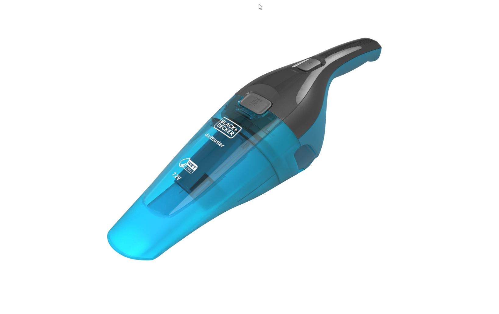 BLACK+DECKER Akku-Handsauger Wet+Dry Dustbuster Blau/Titanium