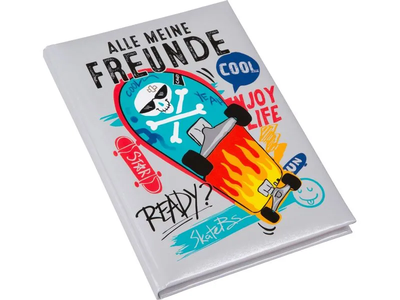 Goldbuch Freundebuch Skater A5, 88 Seiten Goldbuch Freundebuch Skater A5, 88 Seiten