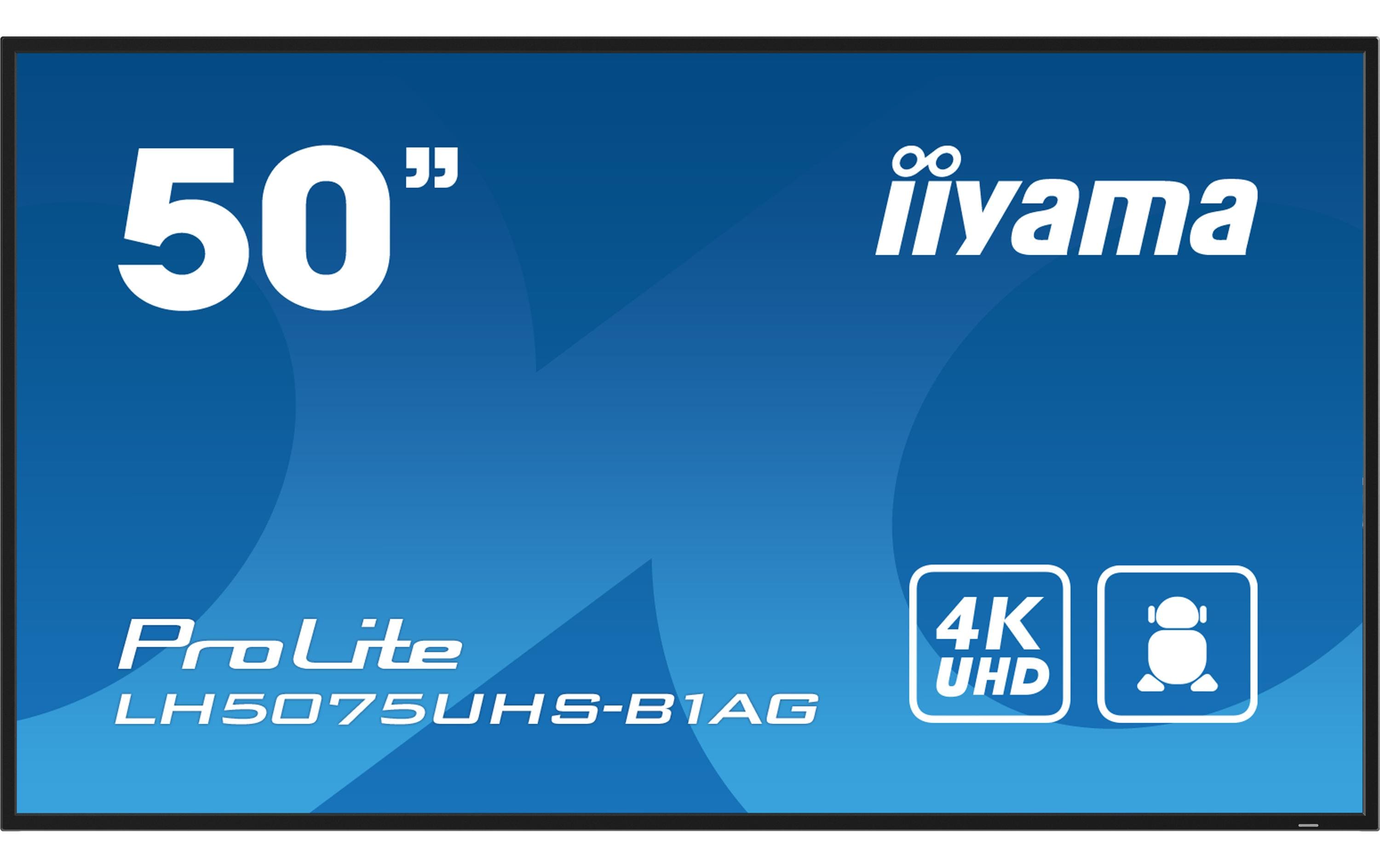 iiyama Public Display ProLite LH5075UHS-B1AG 49.5
