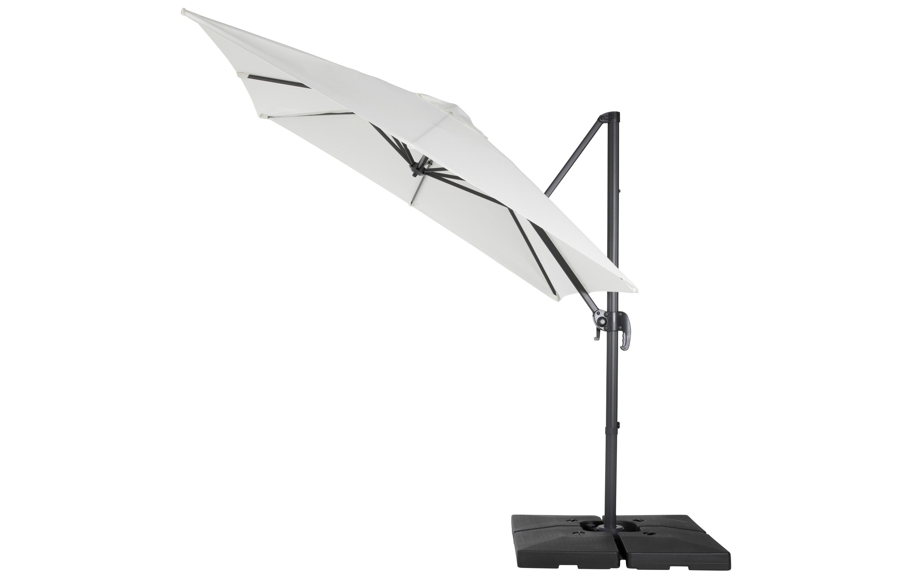 COCON Sonnenschirm Mini-Roma, 250 x 250 cm, hängend, Nature