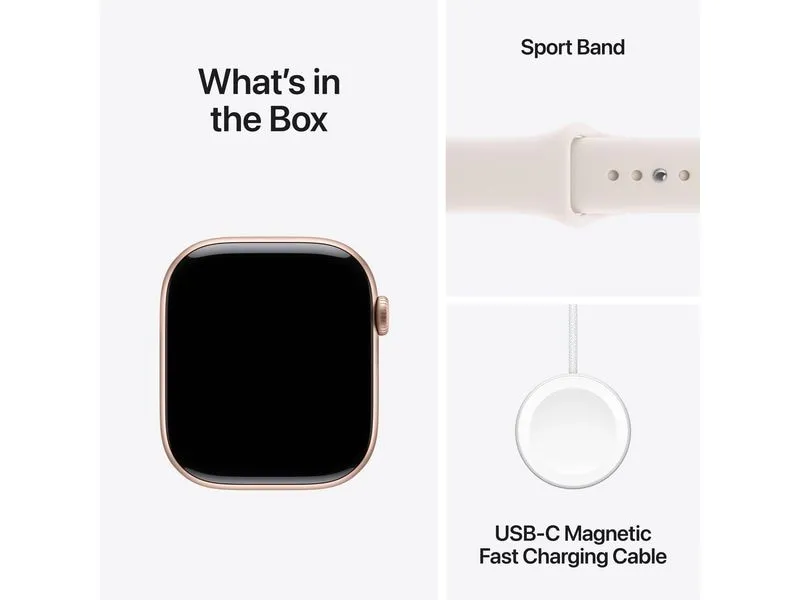 Apple Watch Series 11 46 mm LTE Gold Titan Light Blush Sport S/M