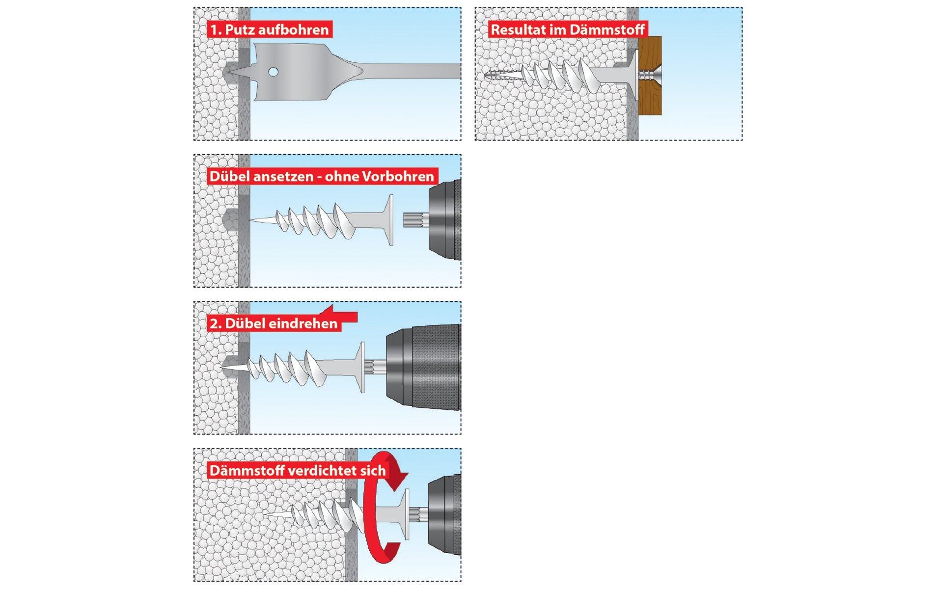 Tox-Dübel Dämmstoffdübel Thermo Plus 55 2 Stück