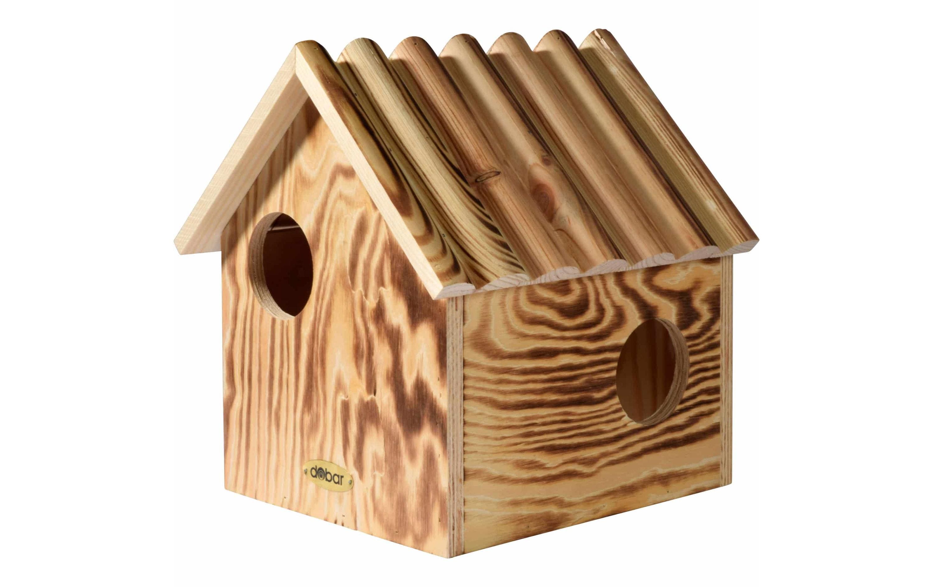 dobar Eichhörnchenkobel mit 3 Eingängen, 26 x 26 x 29 cm dobar Eichhörnchenkobel mit 3 Eingängen, 26 x 26 x 29 cm