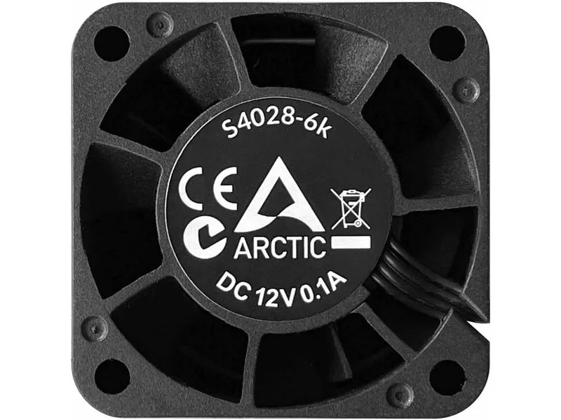 Arctic Cooling PC-Lüfter S4028-6K, 40 x 28 mm, 6000 RPM, Schwarz, 5 Stück Arctic Cooling PC-Lüfter S4028-6K, 40 x 28 mm, 6000 RPM, Schwarz, 5 Stück