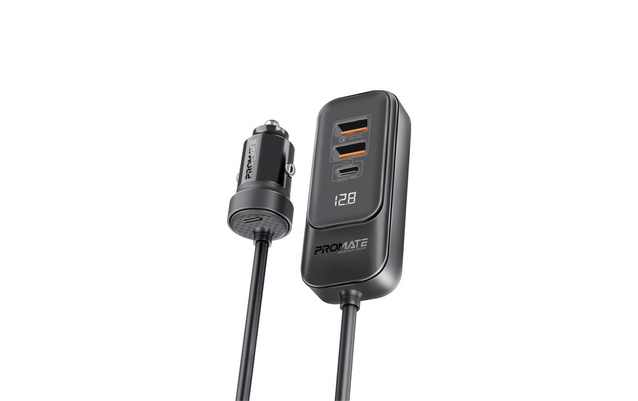 Promate GearHub-120 Watt Autoladegerät Promate GearHub-120 Watt Autoladegerät