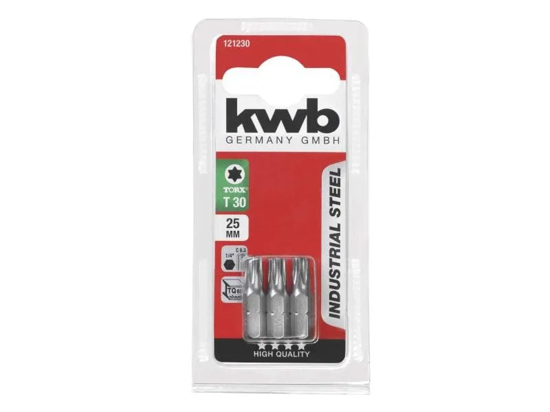 kwb Bit-Set 1/4 Torx T30 3-teilig kwb Bit-Set 1/4 Torx T30 3-teilig
