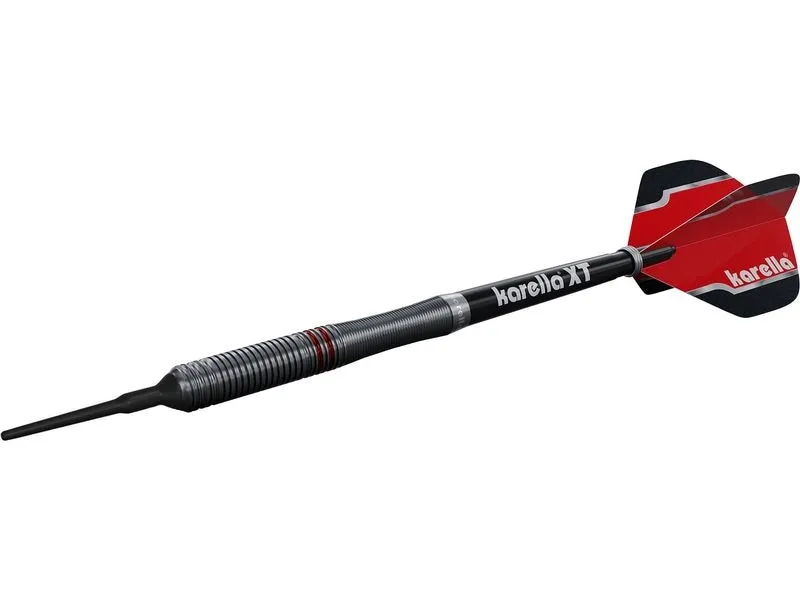 Karella Dartpfeile Softdart Fighter 18g, 3 Stück – Schwarz Karella Dartpfeile Softdart Fighter 18g, 3 Stück – Schwarz