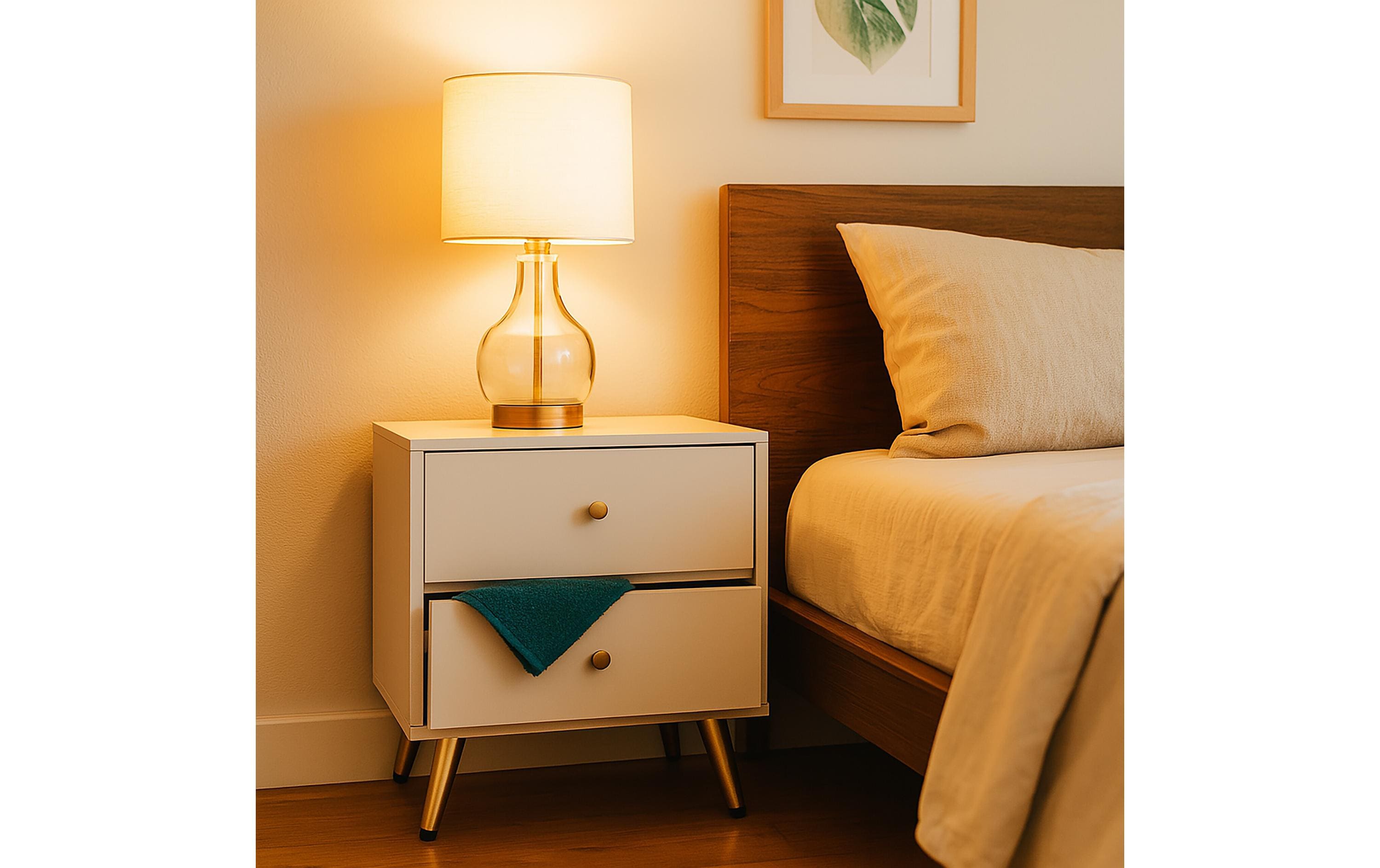 relaxdays Nachttisch 41.5 x 40 x 32.5 cm