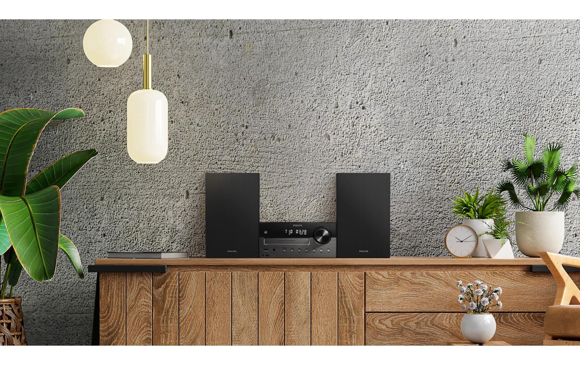Philips Micro-HiFi Anlage TAM4505M2/12 Schwarz