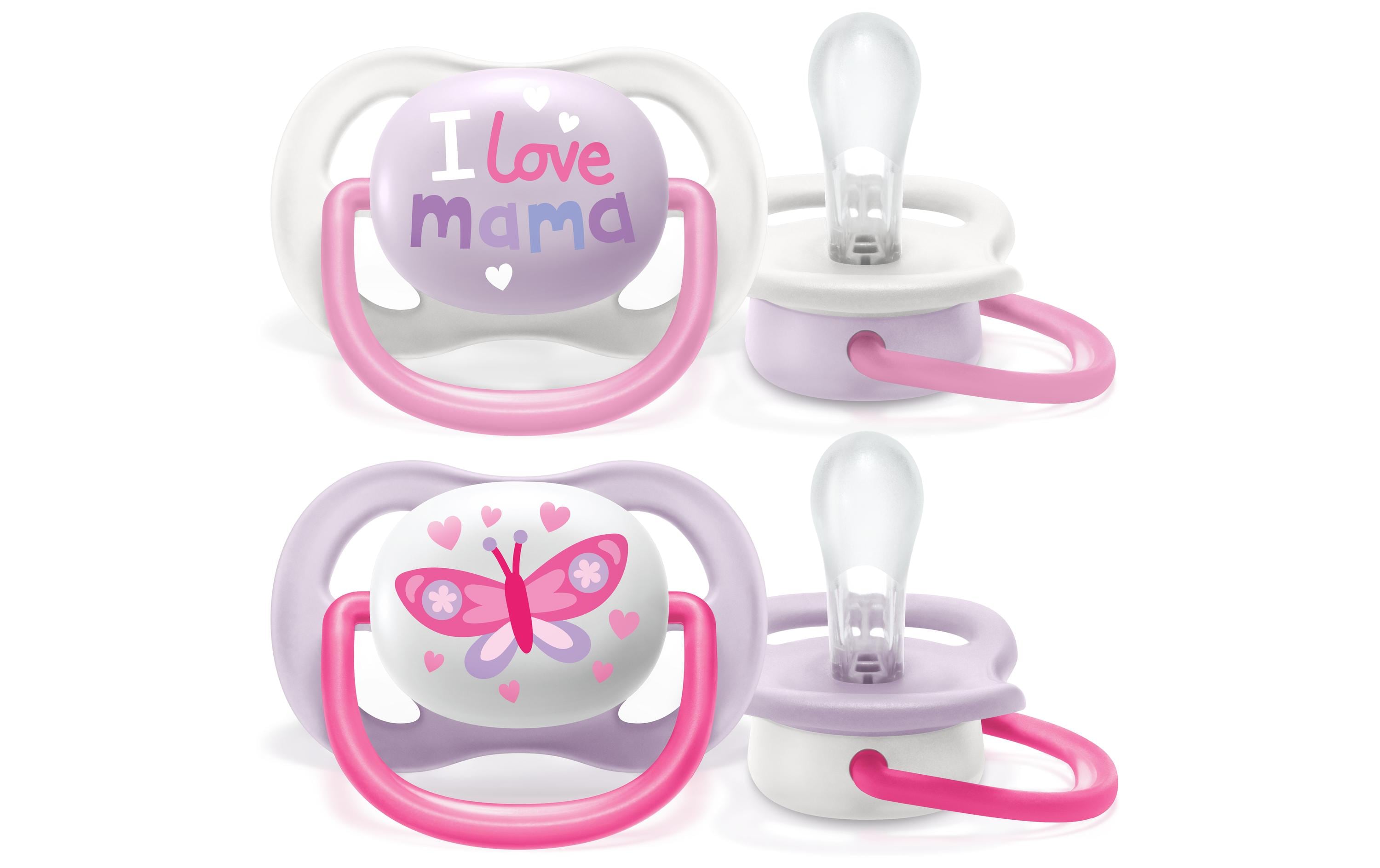 PHILIPS AVENT Nuggi Ultra Air Happy Mama & Butterfly 0-6 Mt. PHILIPS AVENT Nuggi Ultra Air Happy Mama & Butterfly 0-6 Mt.