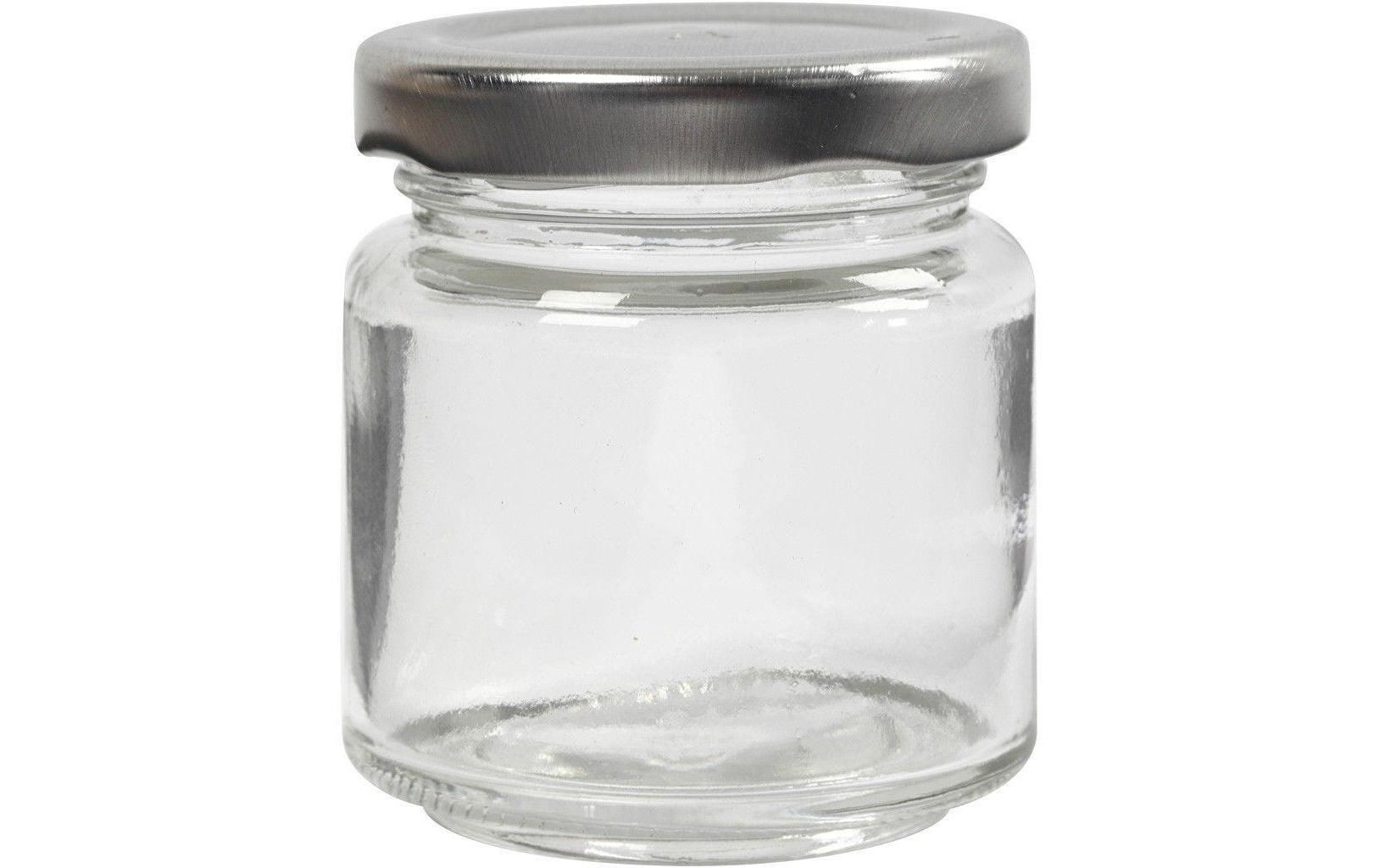 Creativ Company Glas mit Deckel 100 ml 12 Stück Creativ Company Glas mit Deckel 100 ml 12 Stück