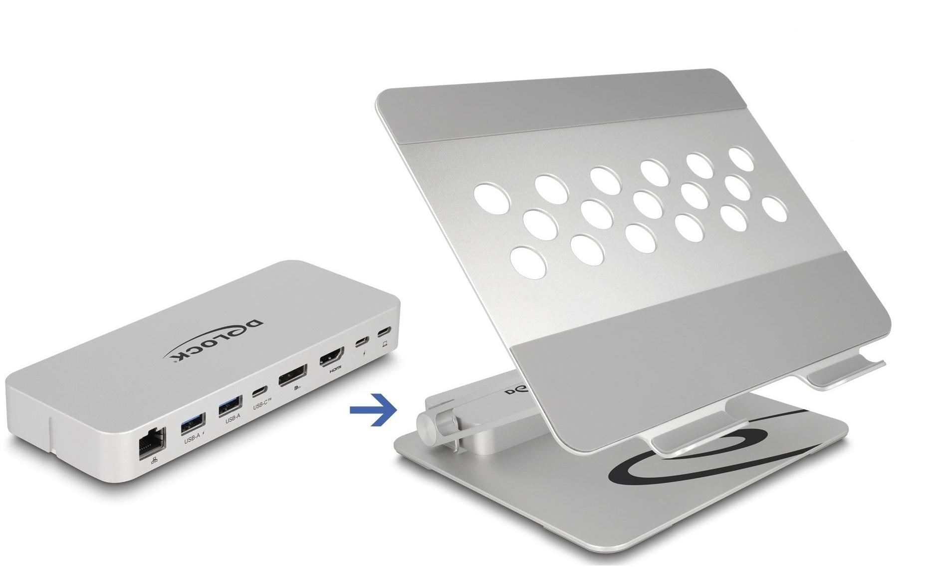Delock Dockingstation USB-C – HDMI/DP/LAN/USB-A PD 85W Delock Dockingstation USB-C – HDMI/DP/LAN/USB-A PD 85W