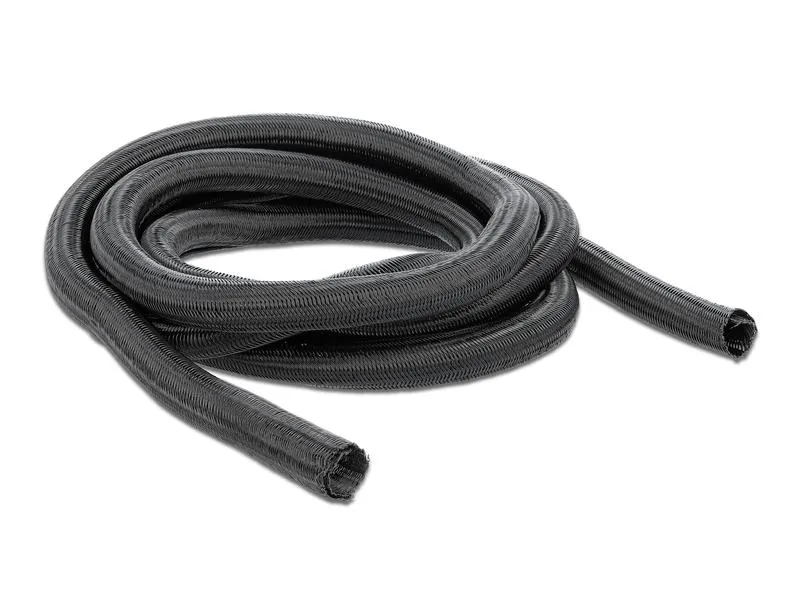 Delock Kabelschlauch 10mx16mm selbstschliessend Schwarz Delock Kabelschlauch 10mx16mm selbstschliessend Schwarz