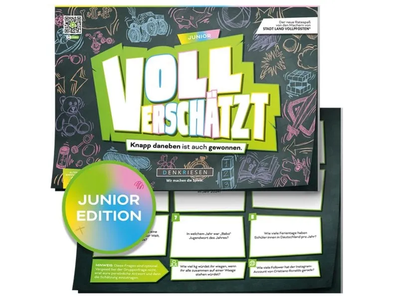 Denkriesen Kinderspiel Voll Verschätzt – A4 Block Junior Edition (D)