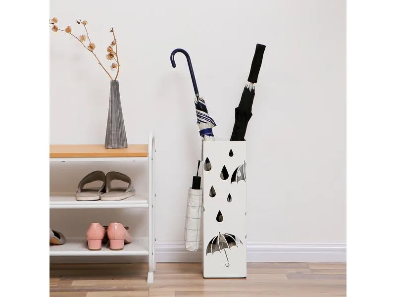 Songmics Schirmständer Weiss Songmics Schirmständer Weiss