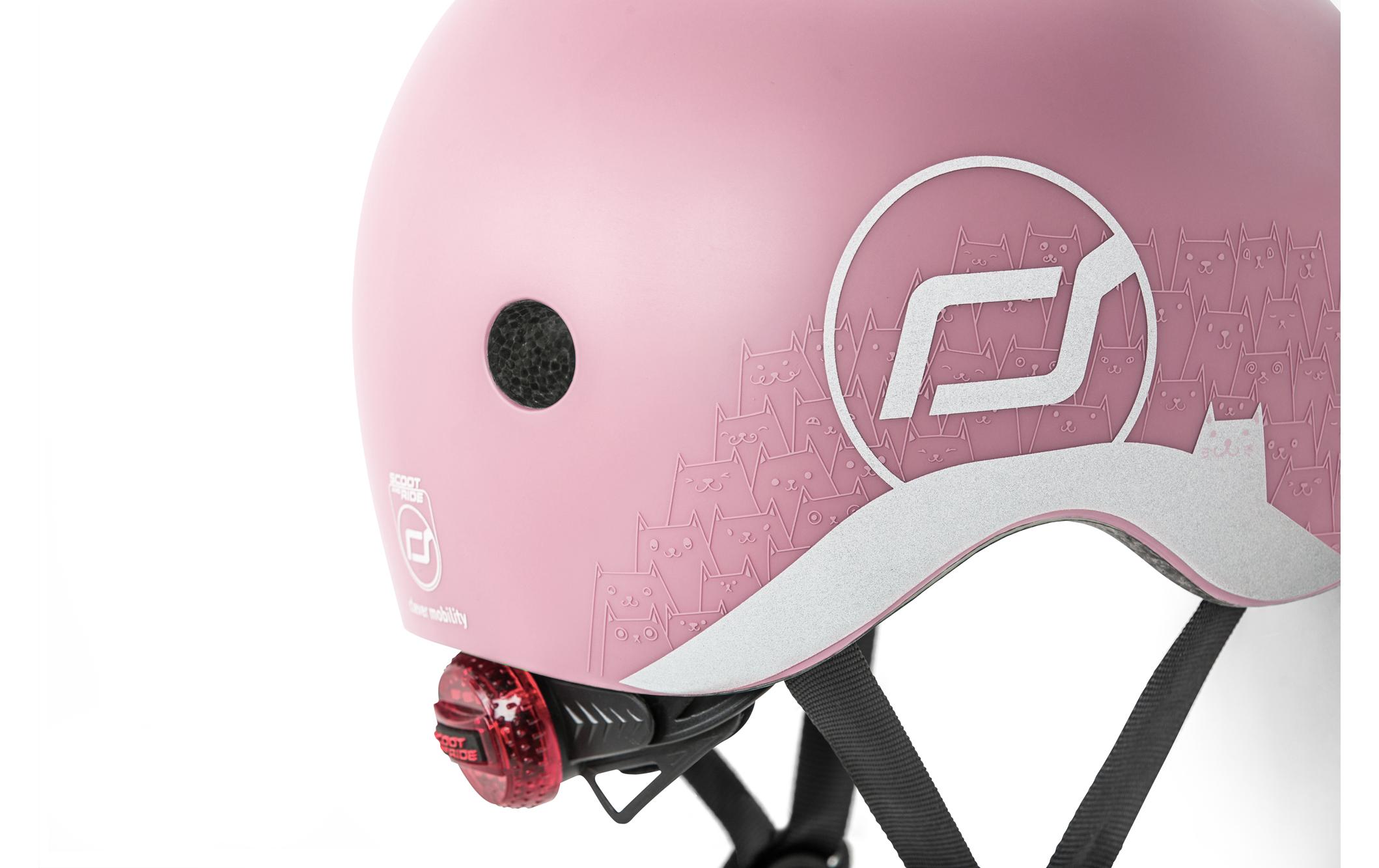 Scoot and Ride Kinderhelm Rose Rosa, XXS-S