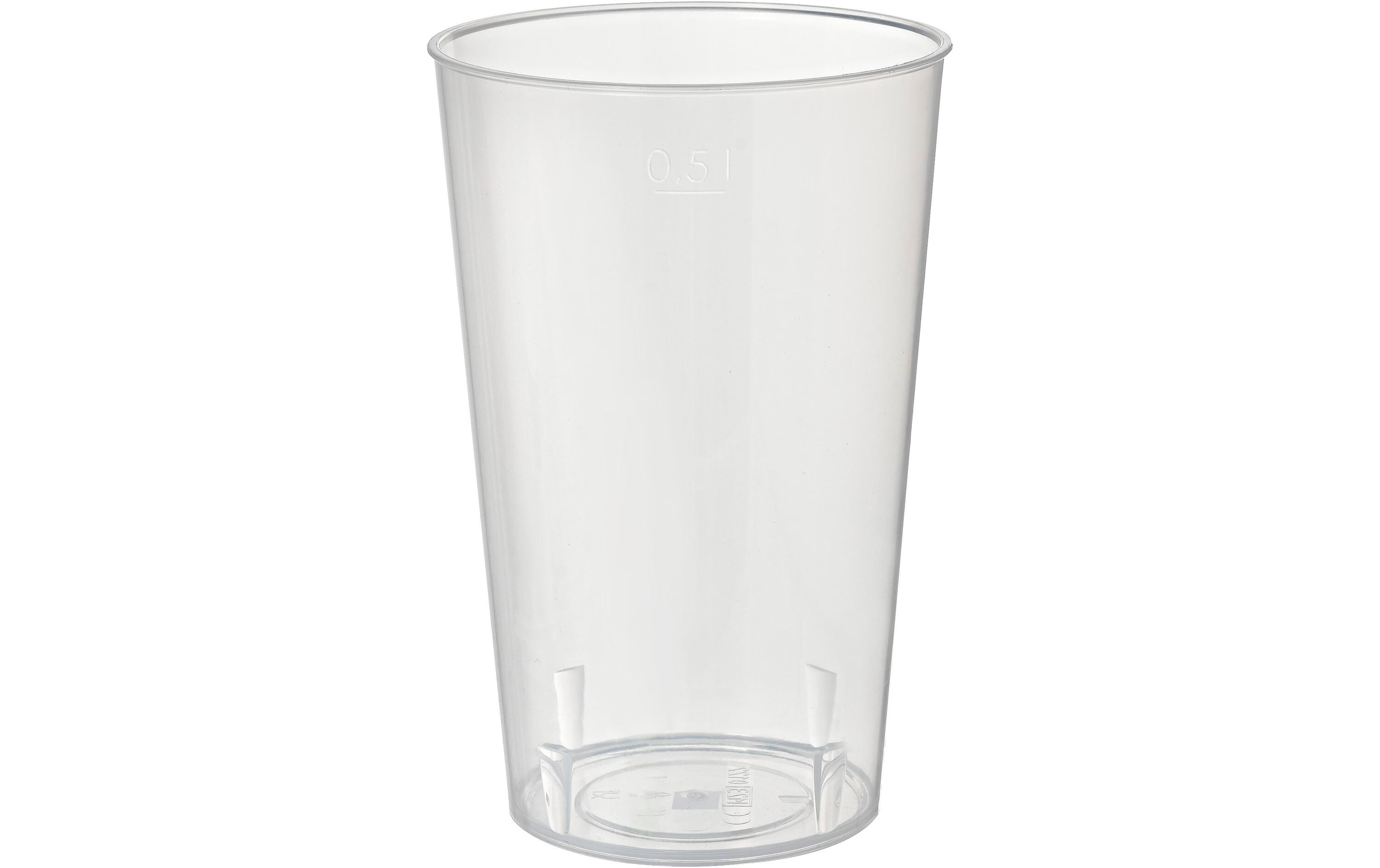 Duni Trinkbecher Festival 500 ml, 150 Stück, Transparent