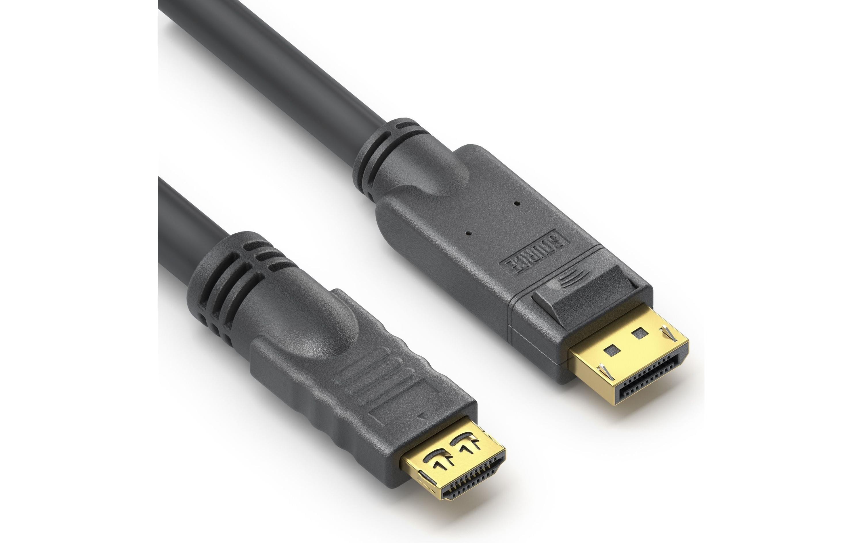 PureLink Kabel 4K Adapterkabel – DisplayPort - HDMI, 7.5 m