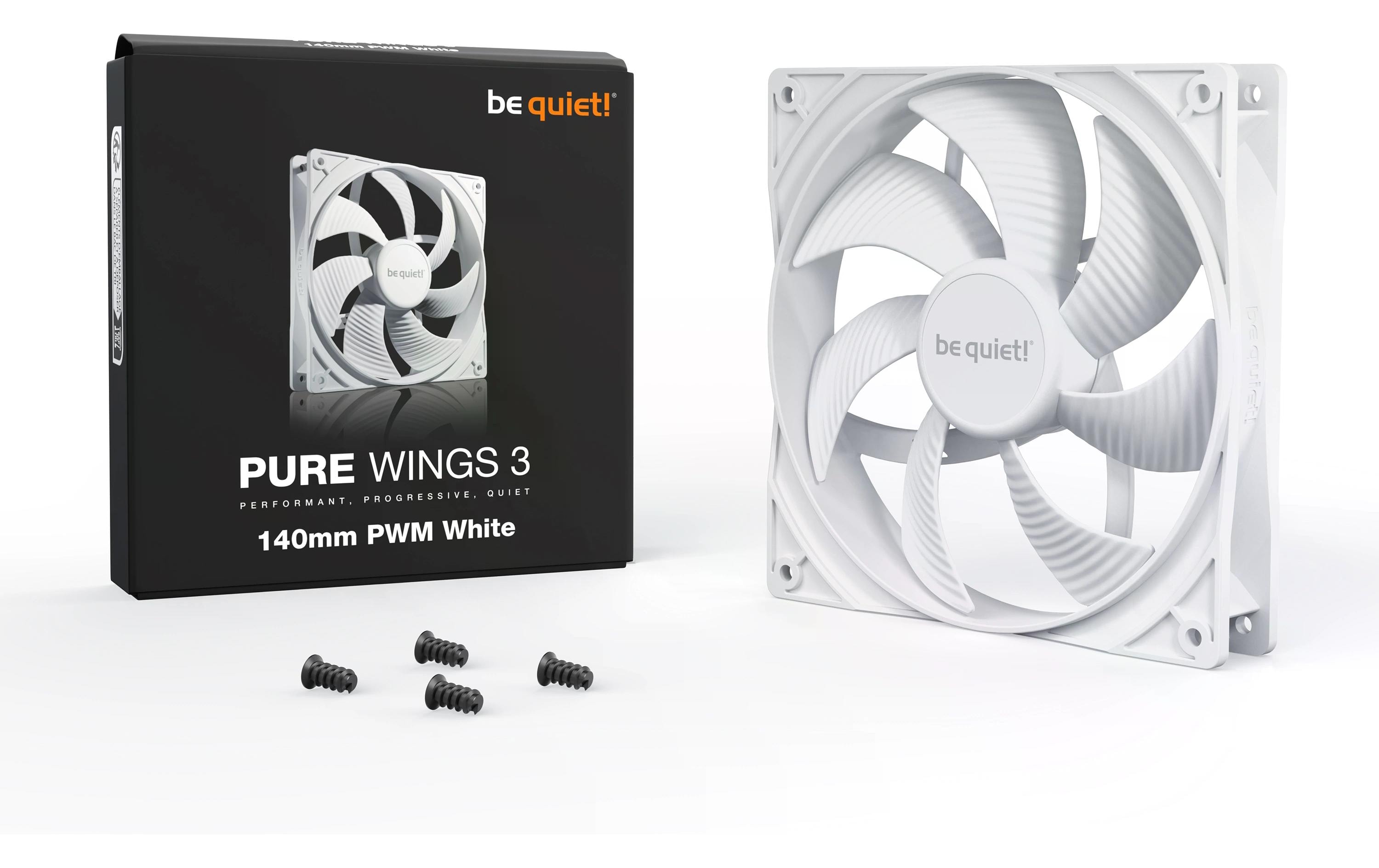 be quiet! PC-Lüfter Pure Wings 3 PWM 140 mm