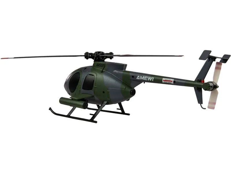 Amewi Helikopter Hughes MD500 Militär 4-Kanal 6G RTF Amewi Helikopter Hughes MD500 Militär 4-Kanal 6G RTF