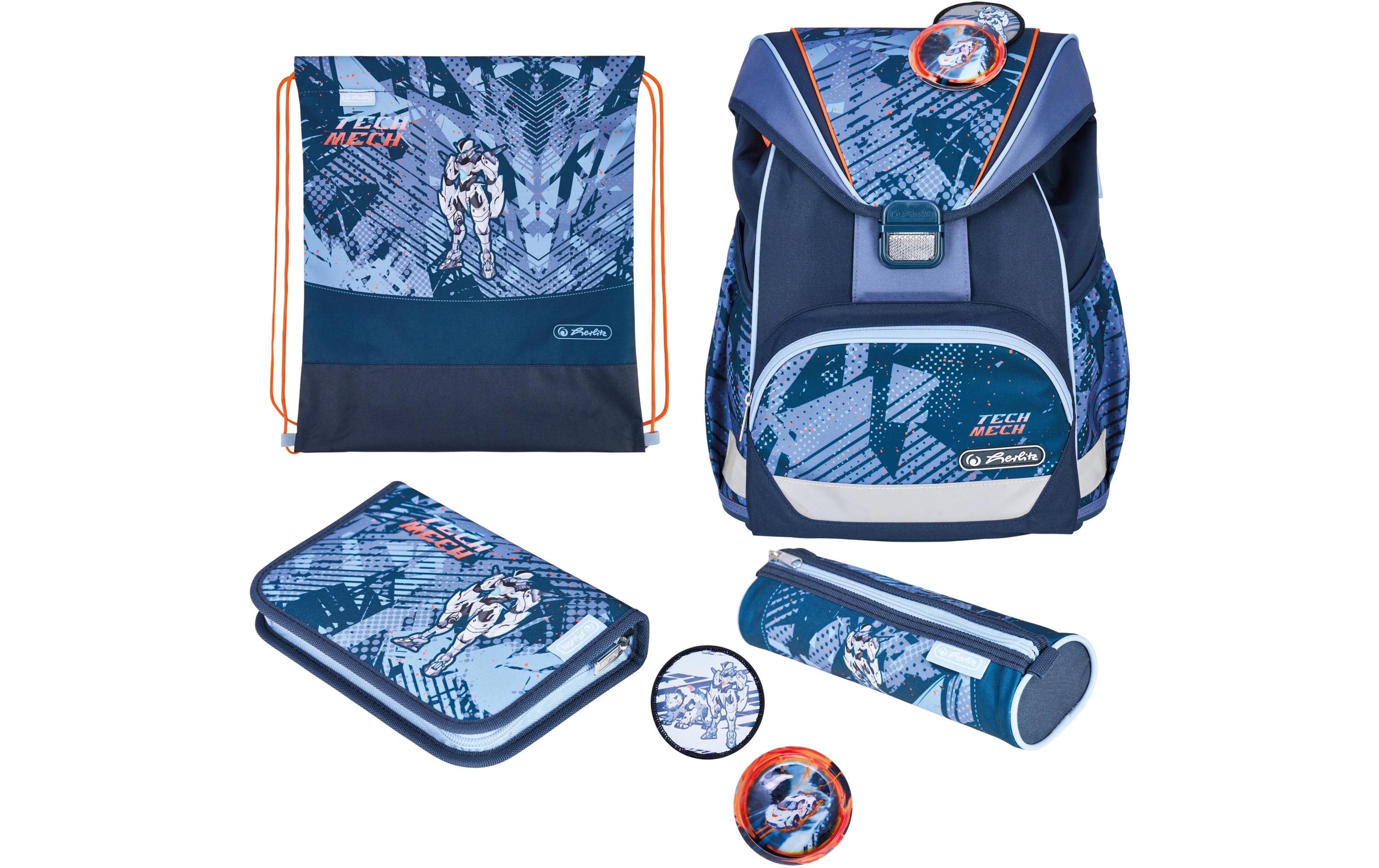 Herlitz Schulthek-Set UltraLight Plus TechMech 16 l Herlitz Schulthek-Set UltraLight Plus TechMech 16 l