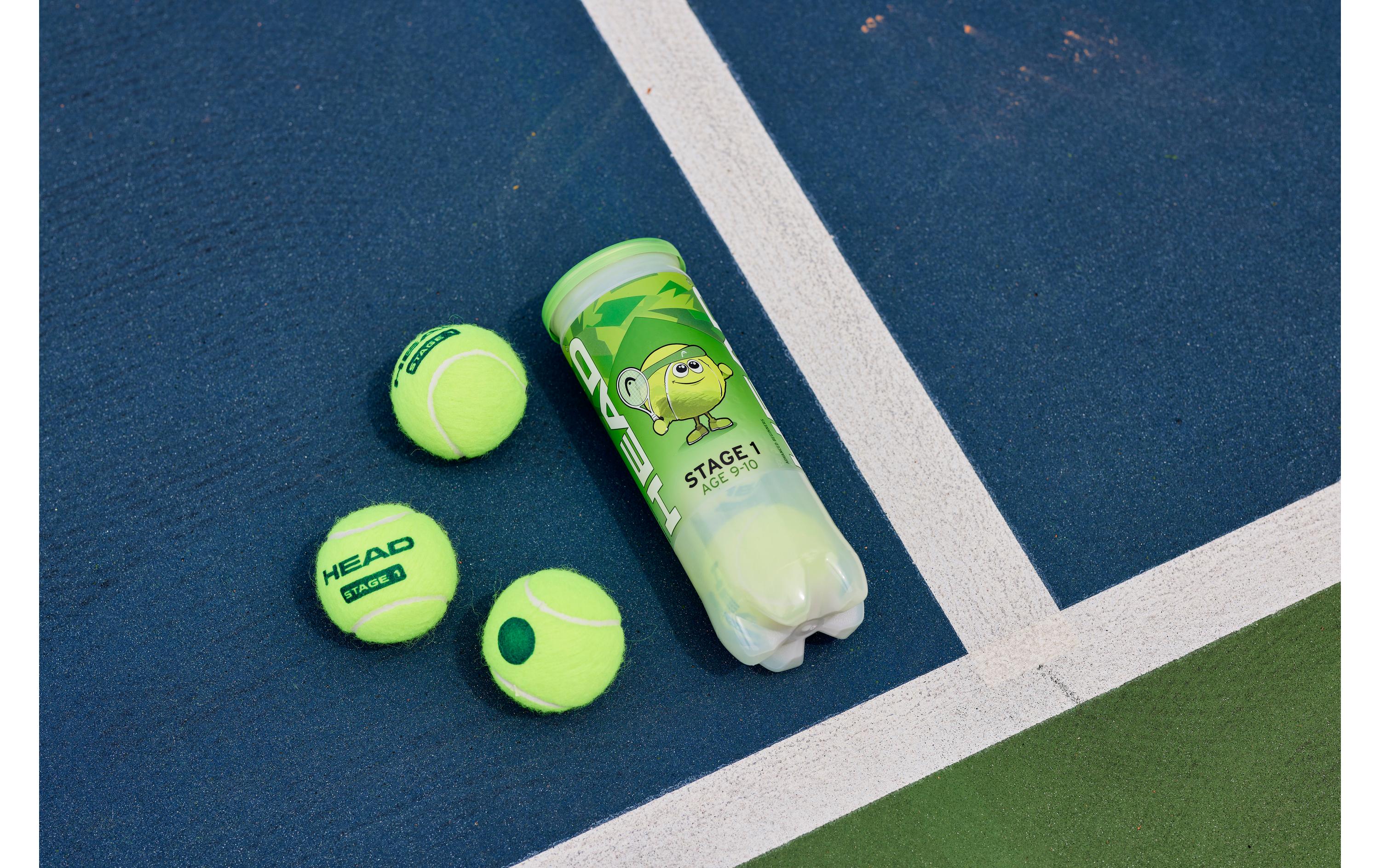 HEAD Tennisbälle Stage 1 3er-Pack