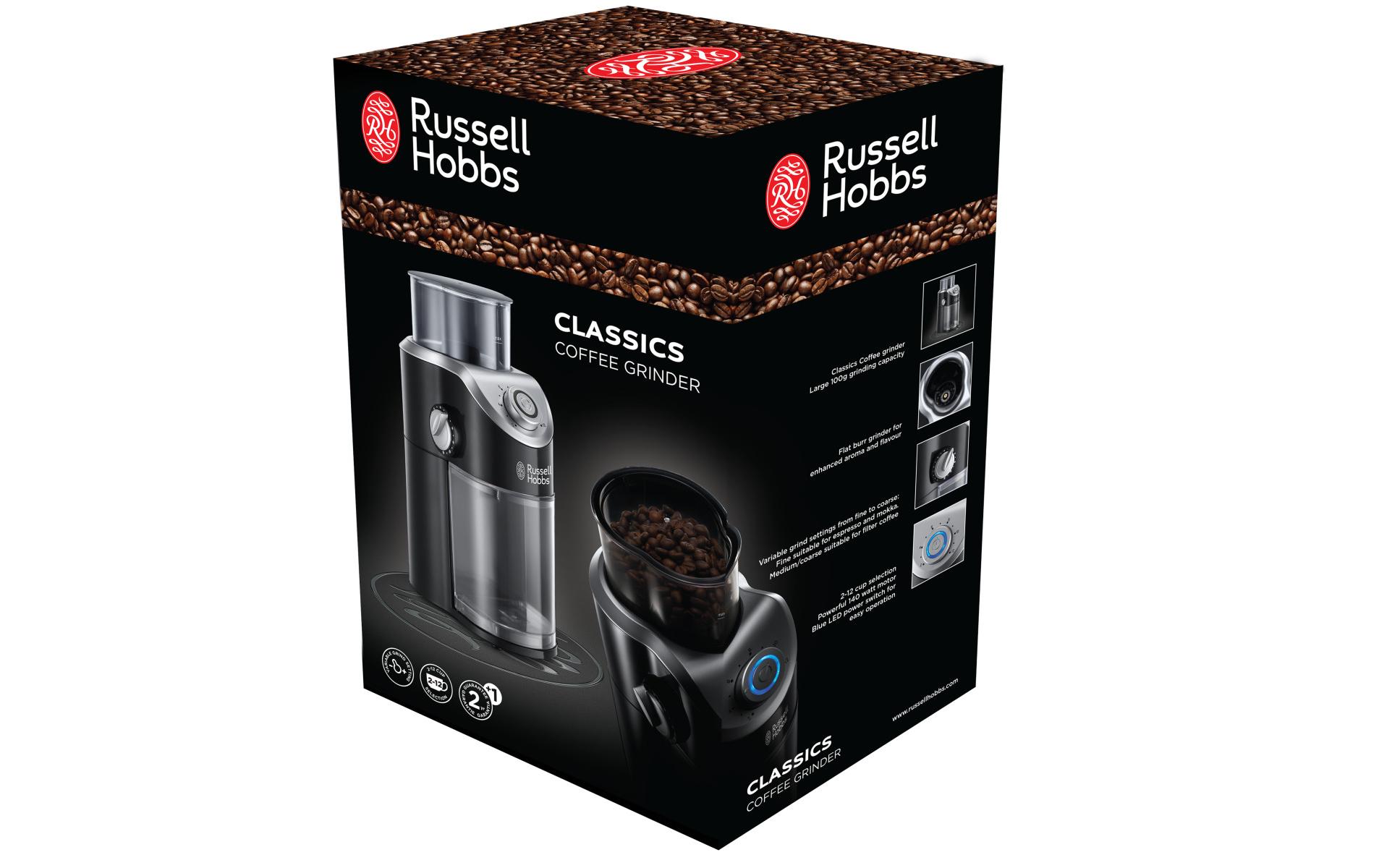 Russell Hobbs Kaffeemühle Classics Grau/Schwarz