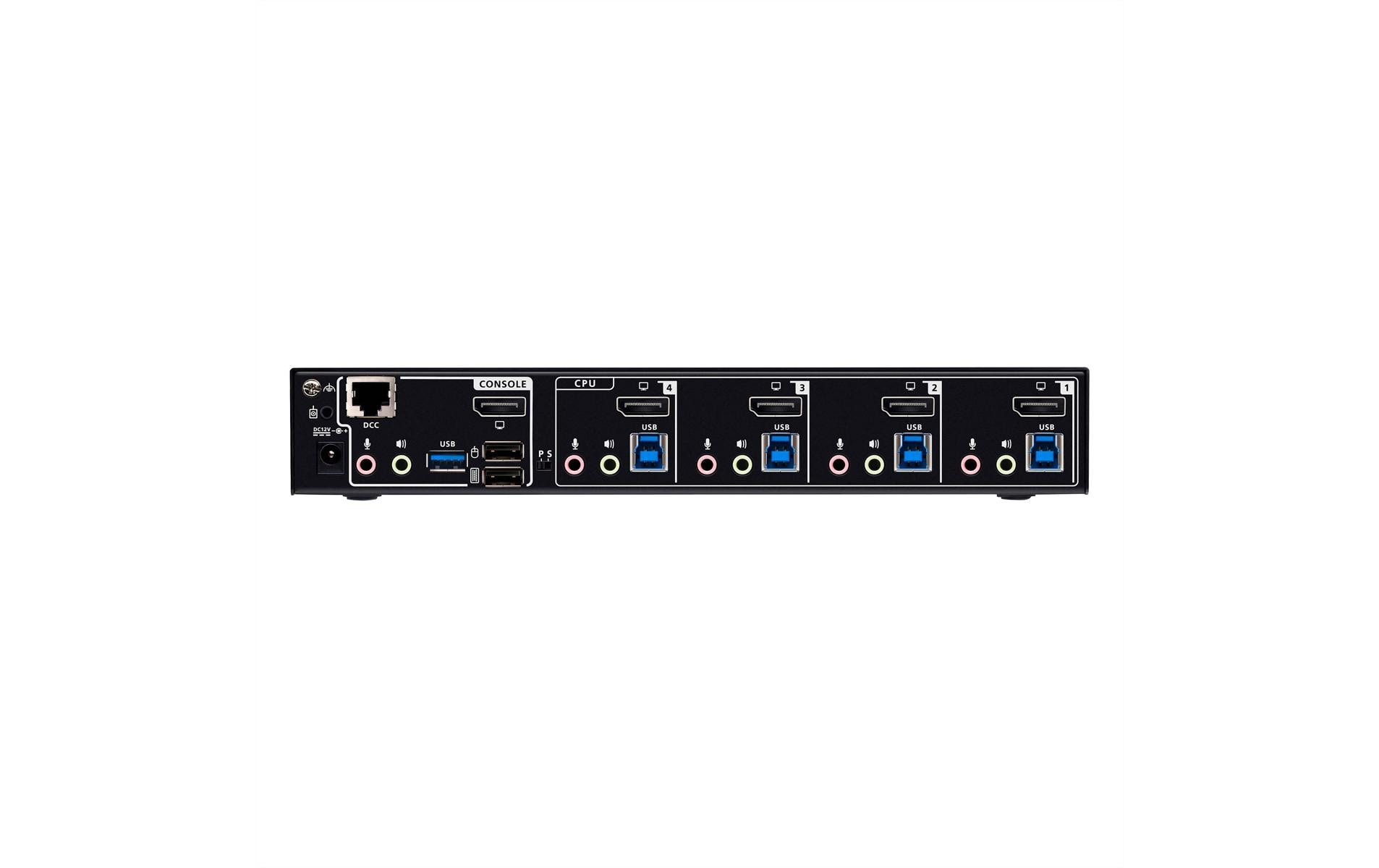 Aten KVM Switch CS1924A 4-Port USB 3.0 8K DisplayPort (4 Geräte)