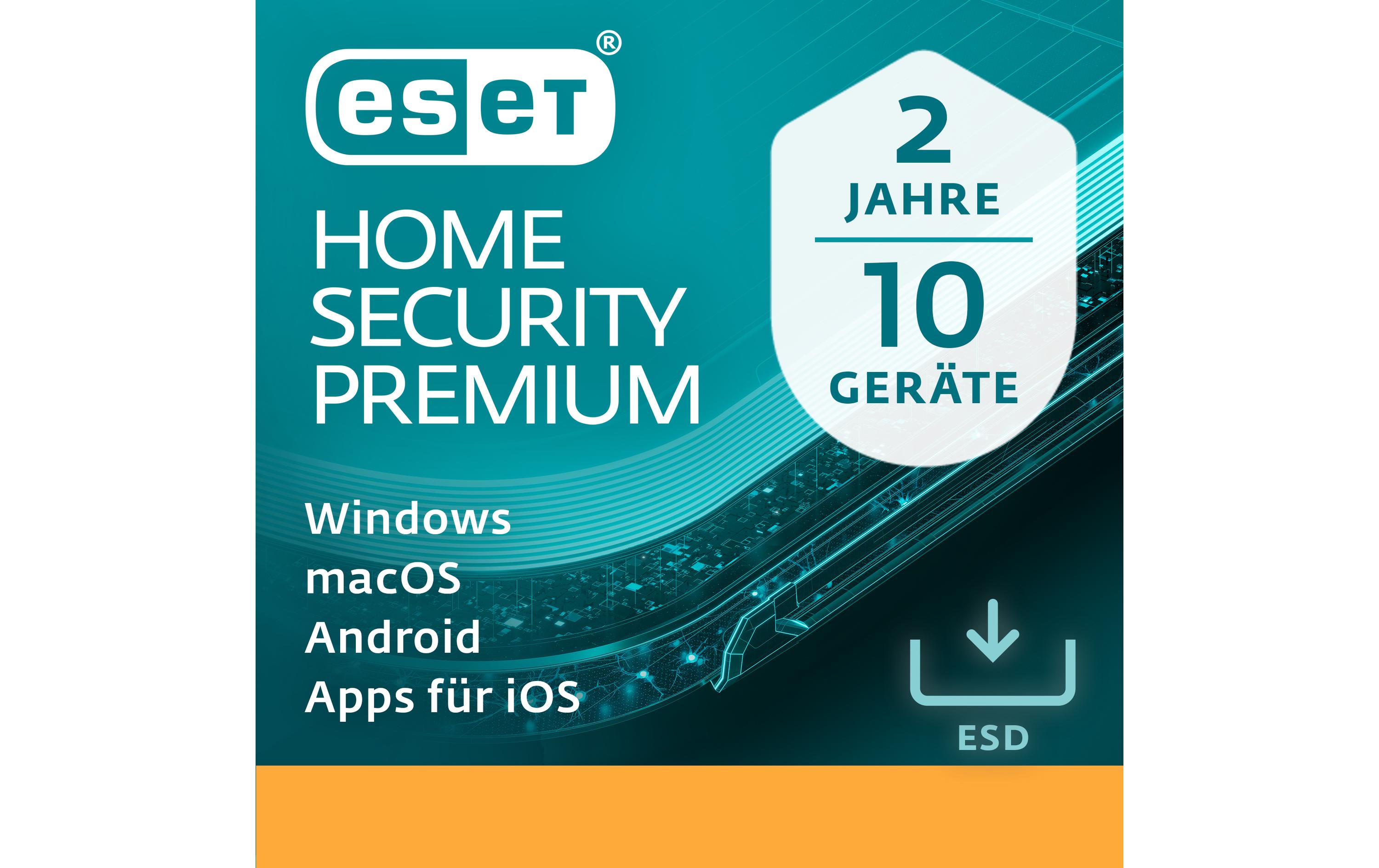 ESET HOME Security Premium ESD, Vollversion, 10 User, 2 Jahre ESET HOME Security Premium ESD, Vollversion, 10 User, 2 Jahre