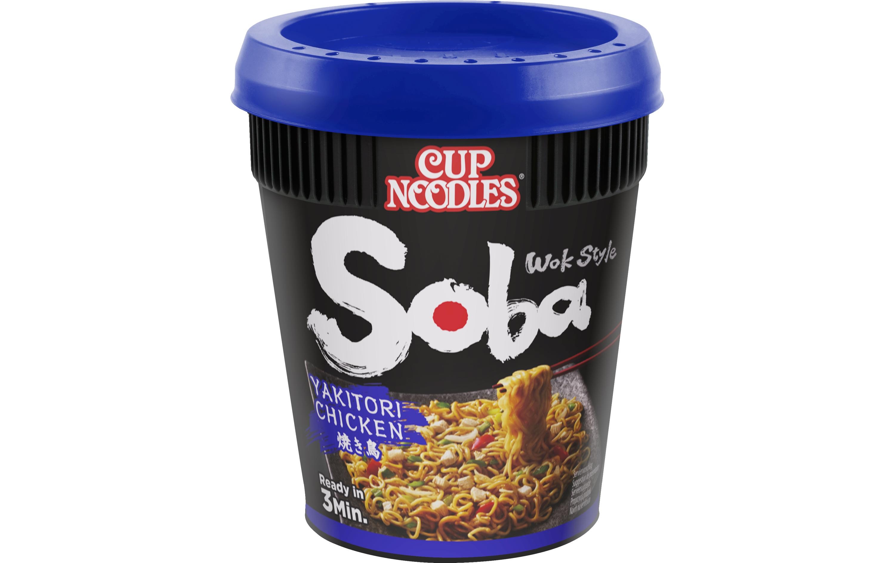 Nissin Food Becher Soba Cup Yakitori Huhn 87 g