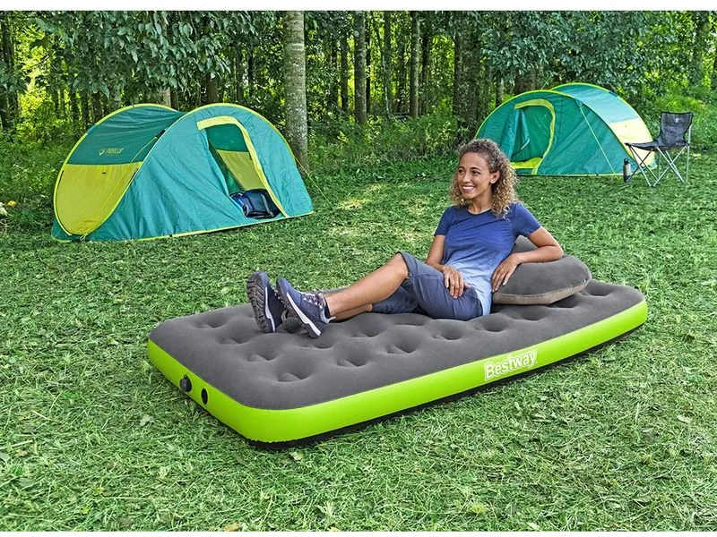 Bestway Luftbett Roll und Relax Twin Mehrfarbig, 188 x 99 x 22 cm Bestway Luftbett Roll und Relax Twin Mehrfarbig, 188 x 99 x 22 cm