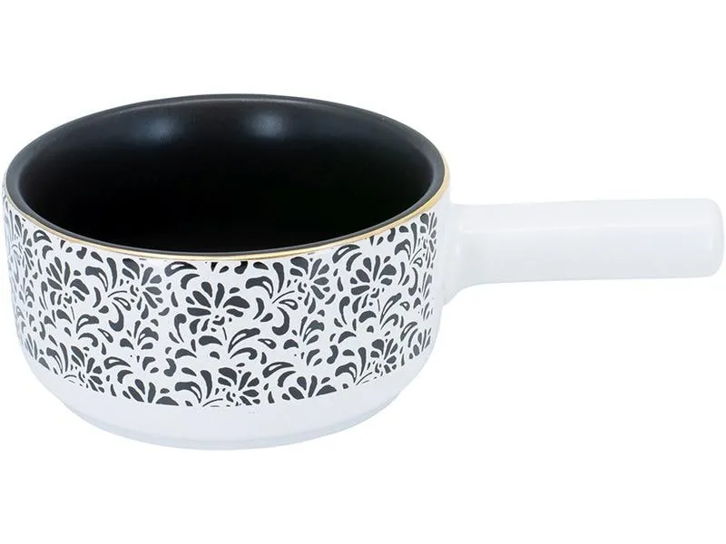 Kadastar Fondue-Caquelon Floral Weiss Kadastar Fondue-Caquelon Floral Weiss