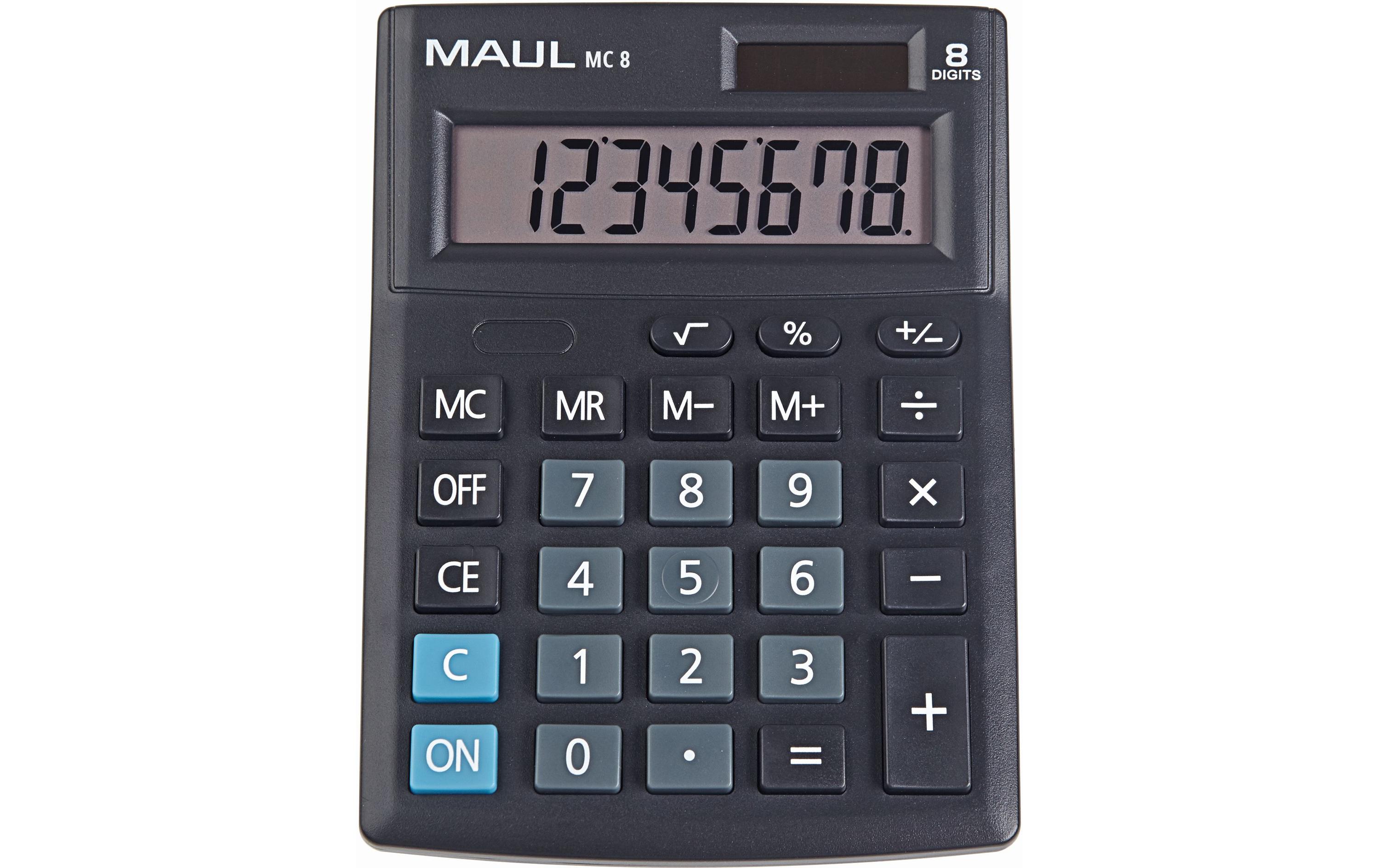 Maul Taschenrechner MC8 Schwarz