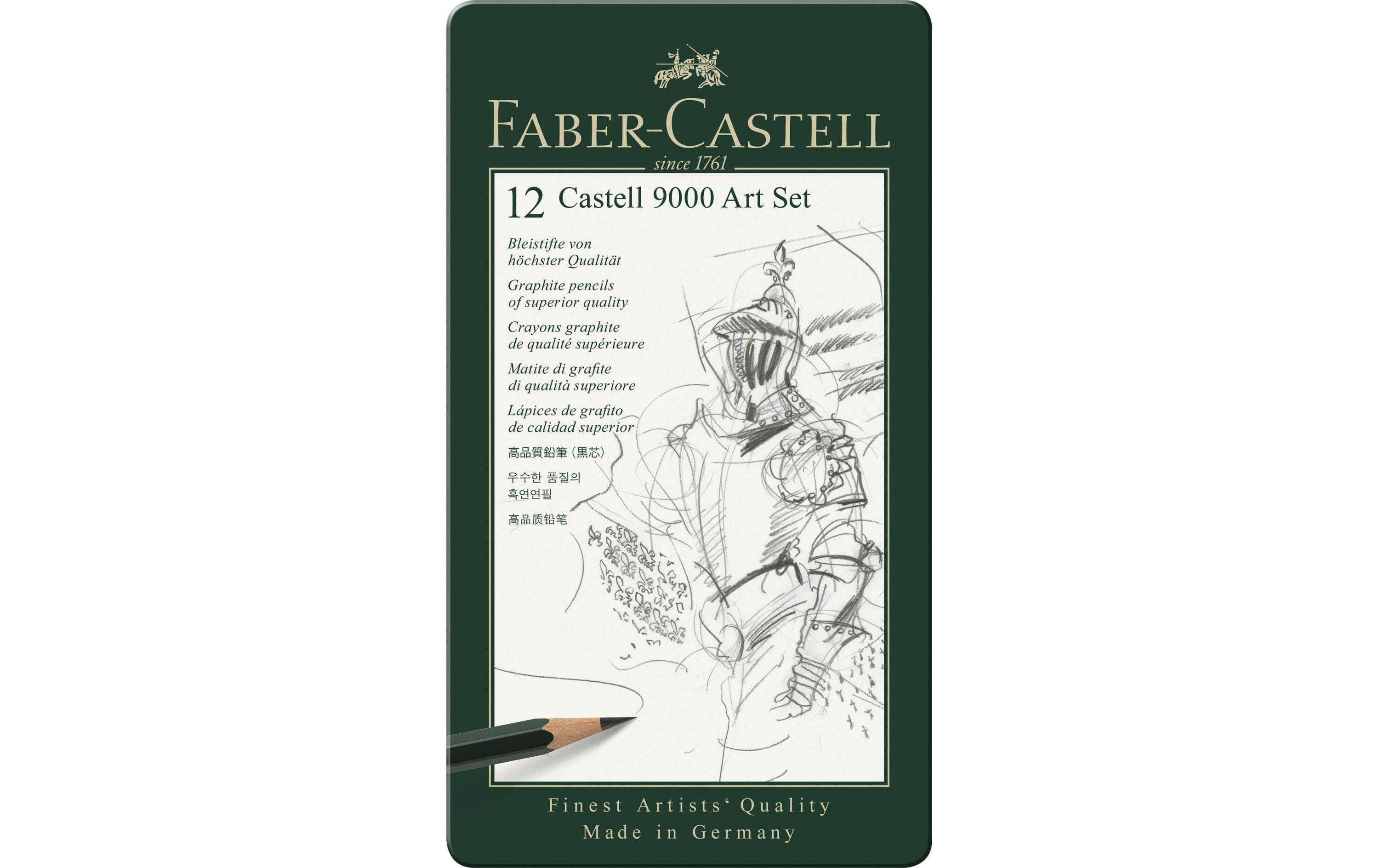 Faber-Castell Bleistift Castell 9000 8B-2H 12 Stück